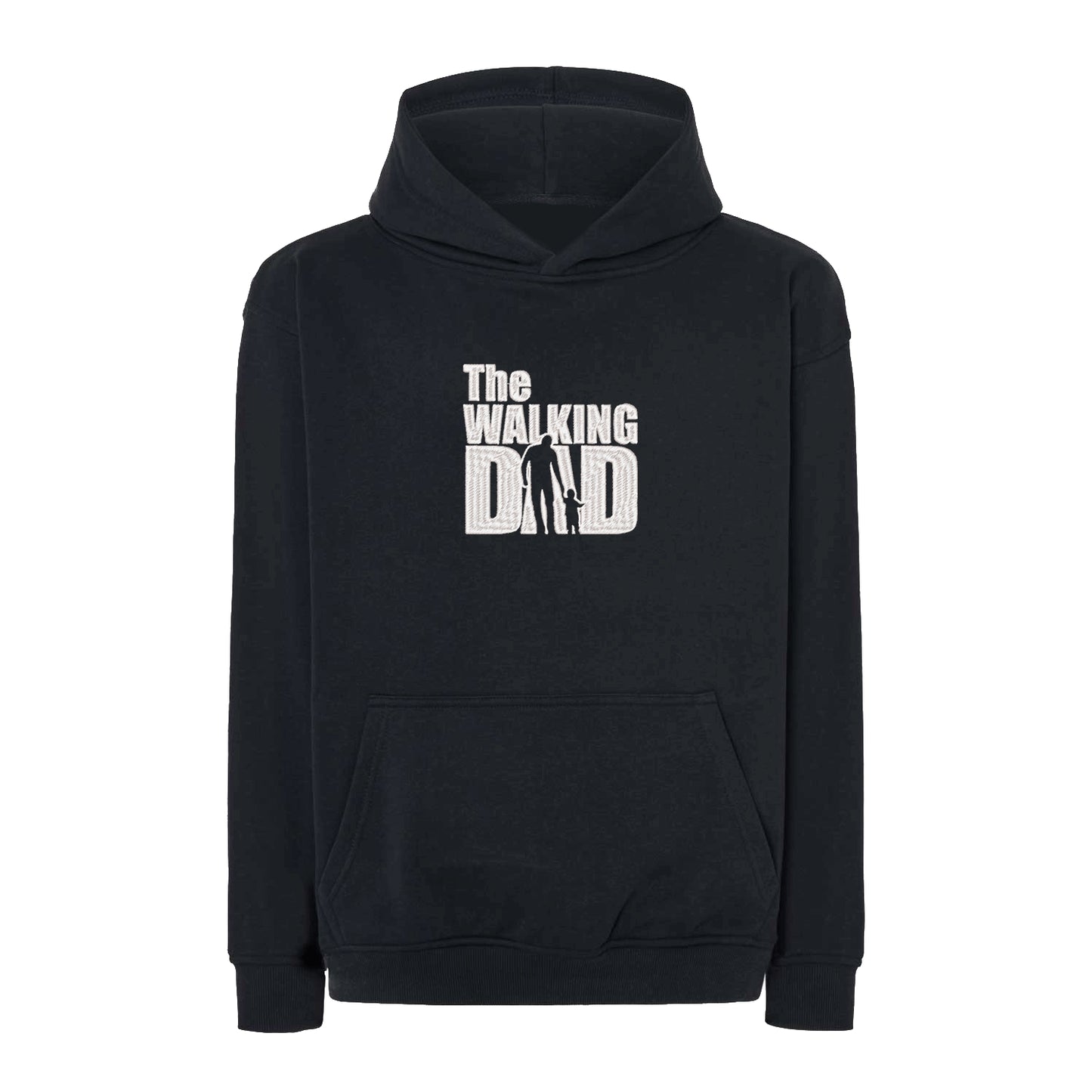 Bluza oversize „The Walking Dad” z haftem | Śmieszny prezent dla taty | Bluza oversize z oryginalnym wzorem
