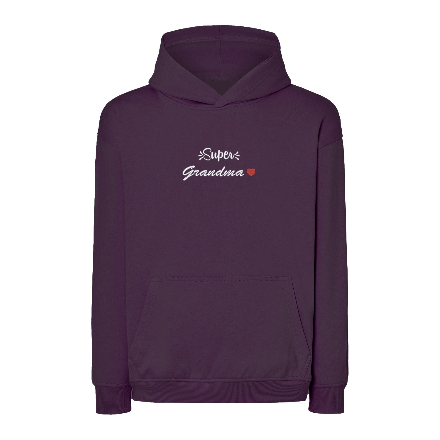 Bluza Super Grandma – klasyczny haft dla babci-superbohaterki Haft z radości - nadruki i haft na odzieży Warszawa