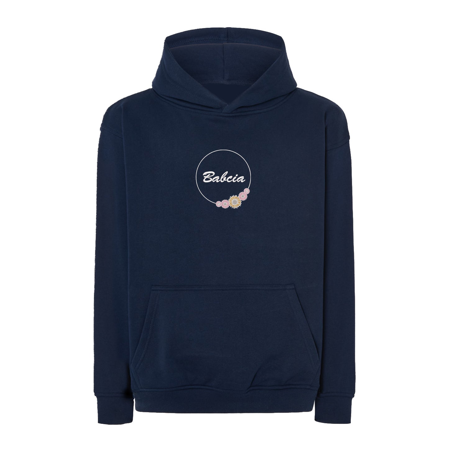 Babcia – bluza z haftem w kwiatowym stylu dla Babci Haft z radości - nadruki i haft na odzieży Warszawa