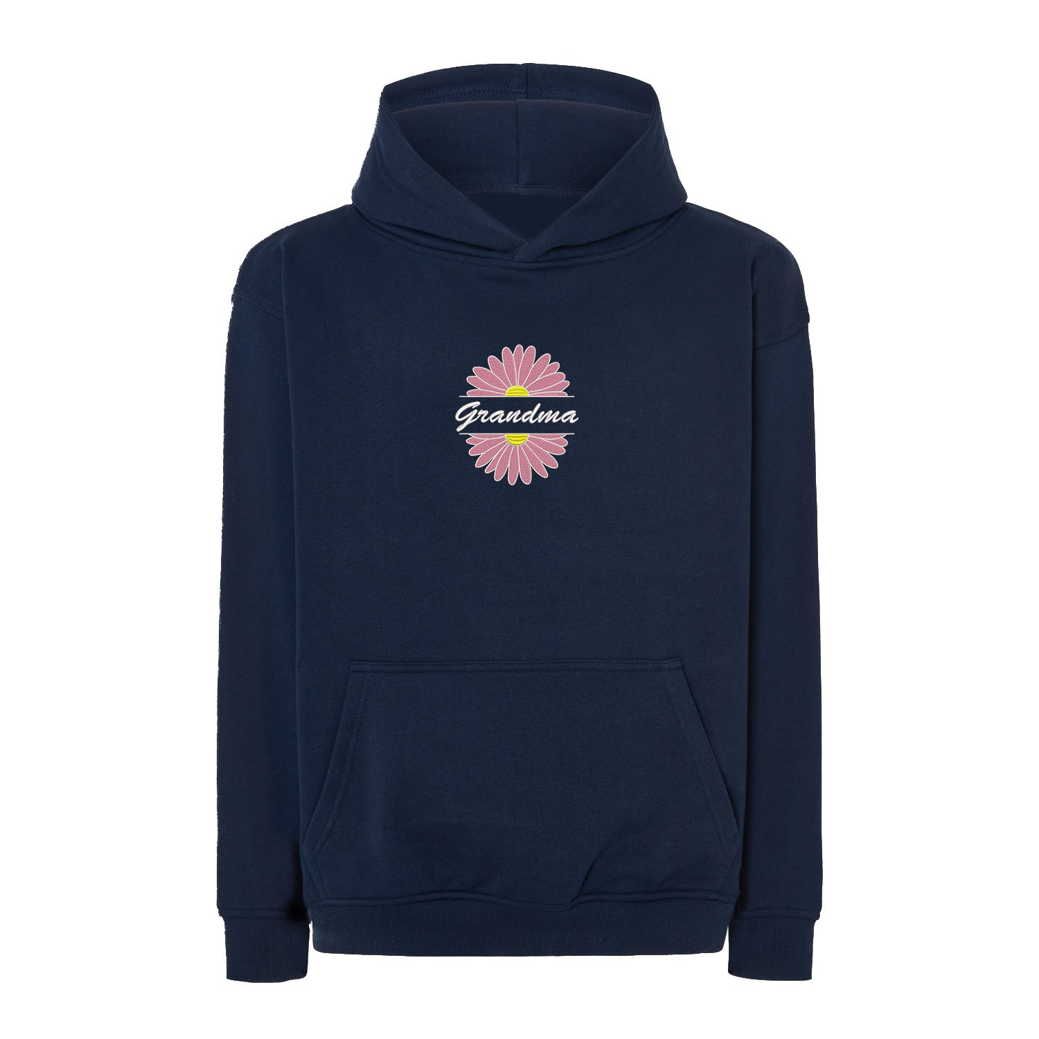 Bluza Grandma Flower 2 – eleganckie stokrotki dla Babci Haft z radości - nadruki i haft na odzieży Warszawa