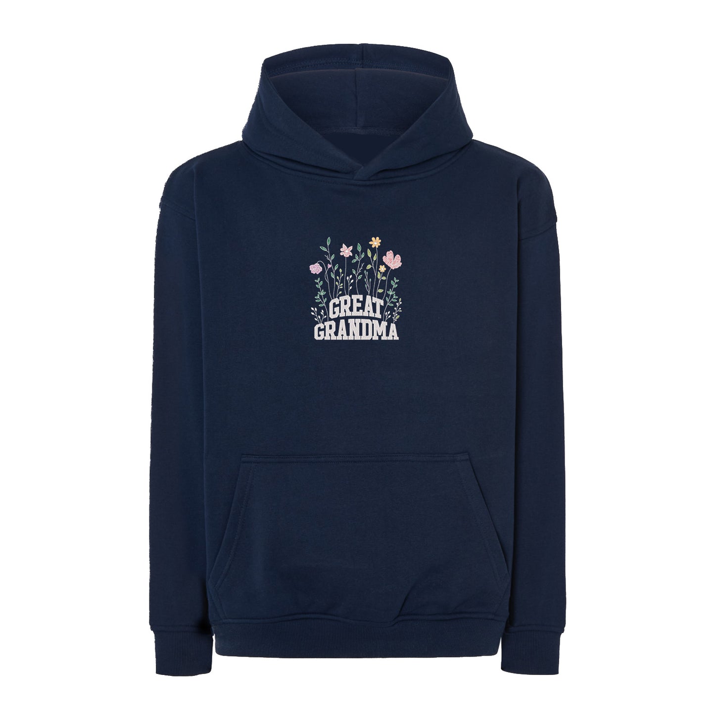 Bluza Great Grandma – kwiatowy haft dla wyjątkowej prababci Haft z radości - nadruki i haft na odzieży Warszawa