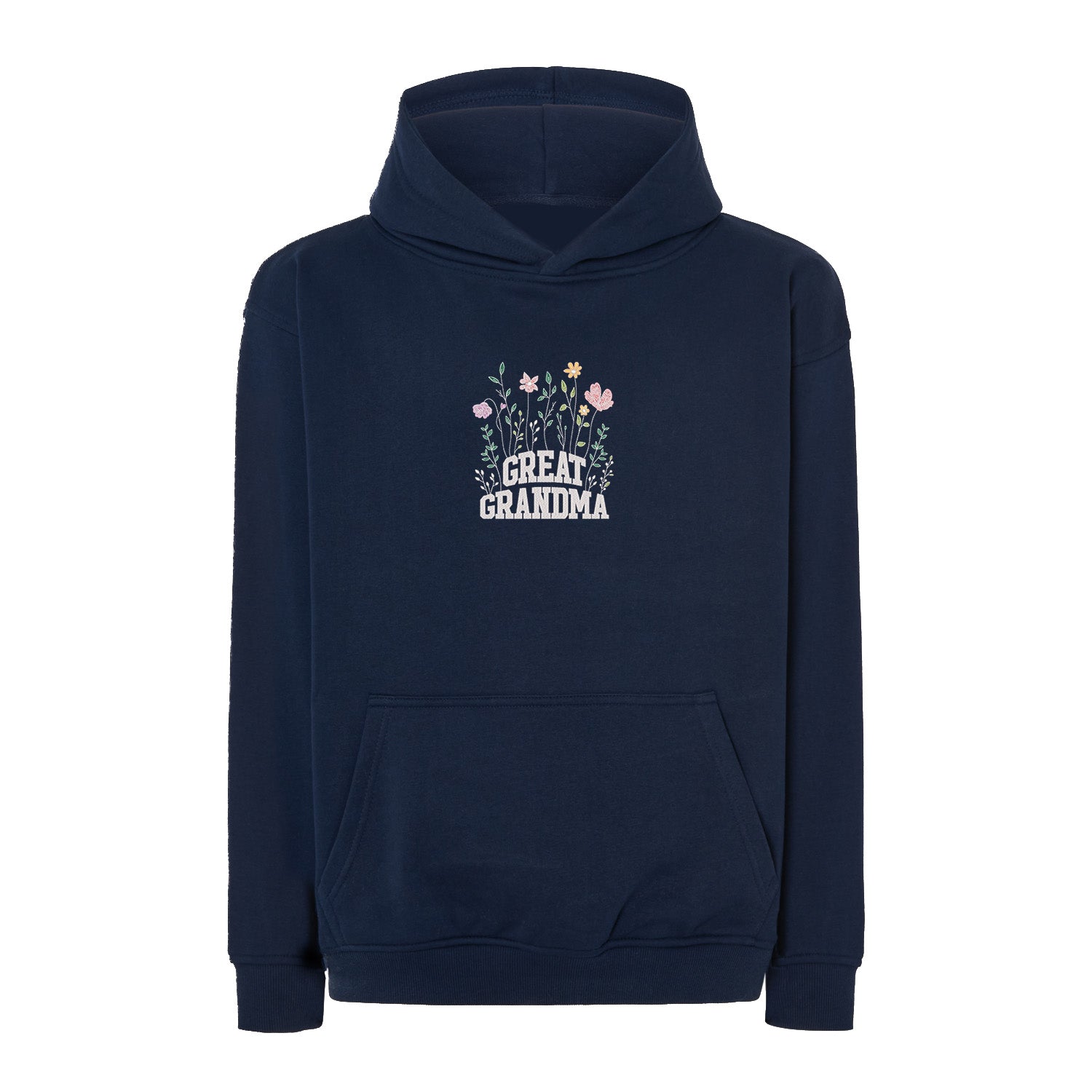 Bluza Great Grandma – kwiatowy haft dla wyjątkowej prababci Haft z radości - nadruki i haft na odzieży Warszawa