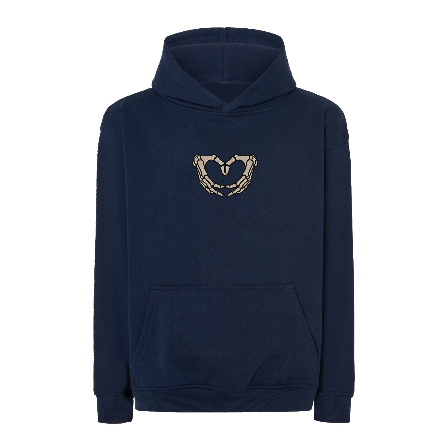 Bluza z Haftem „Szkieletowe Serce” – mocny styl z charakterem Haft z radości - nadruki i haft na odzieży Warszawa