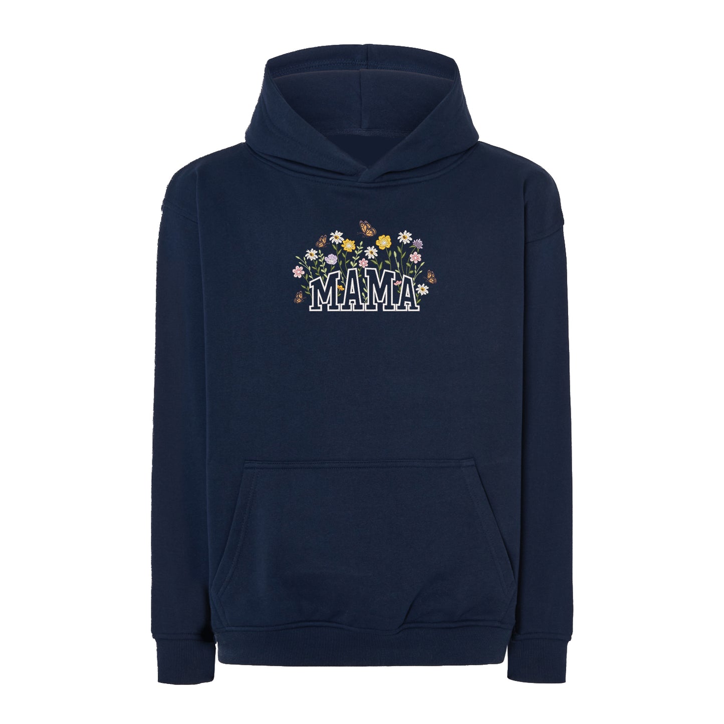Bluza z haftem Floral Mama – kwiatowy wzór dla wyjątkowej mamy Haft z radości - nadruki i haft na odzieży Warszawa