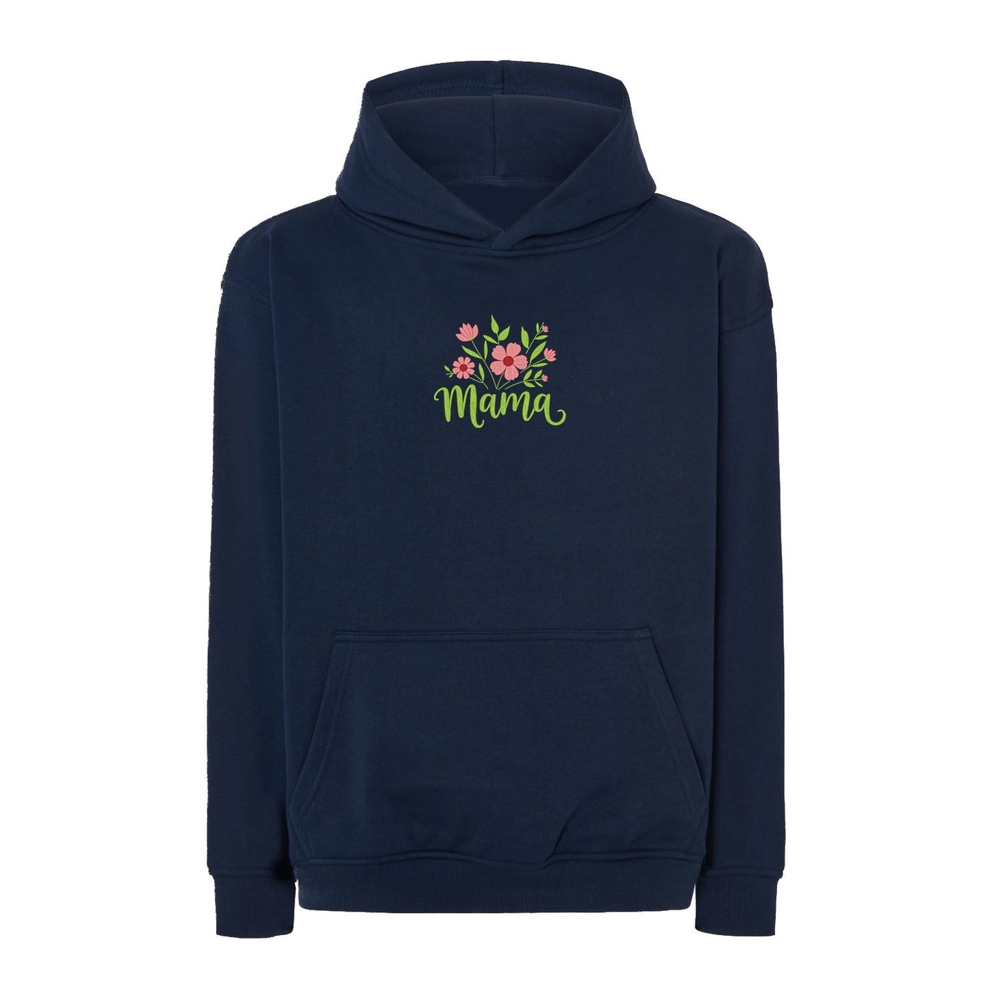 Bluza z haftem Mama Flower 2 – romantyczny wzór kwiatowy dla mamy Haft z radości - nadruki i haft na odzieży Warszawa