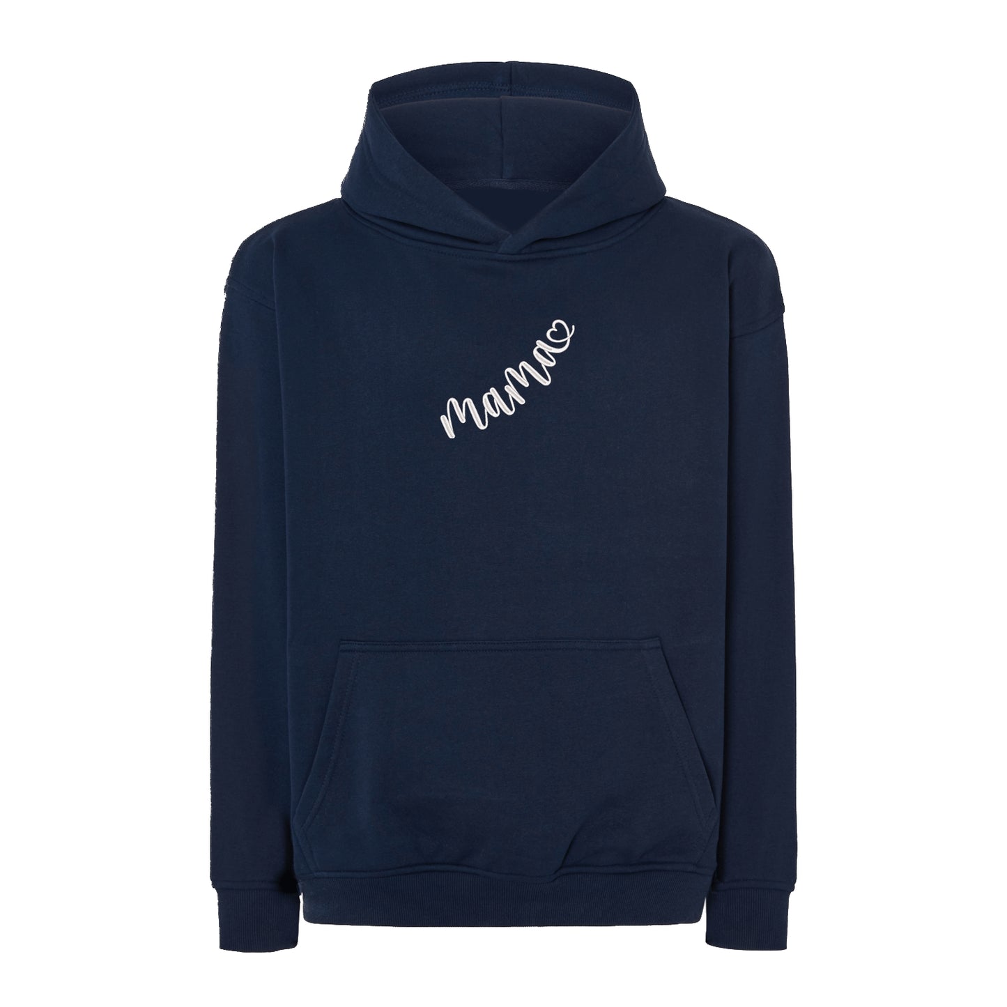Bluza z haftem Mama Heart – minimalistyczna elegancja z sercem Haft z radości - nadruki i haft na odzieży Warszawa