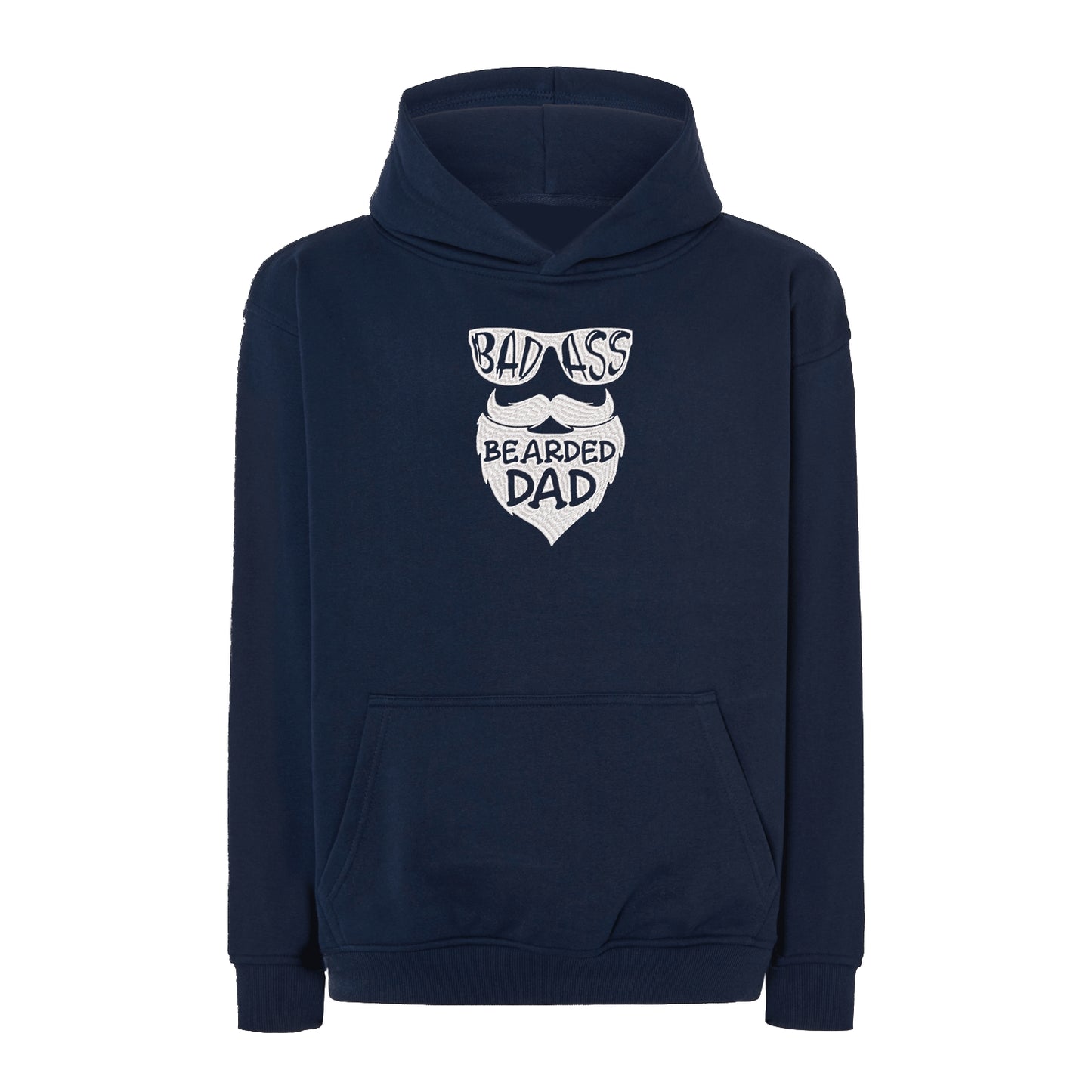 Bluza oversize "Bearded Dad" z haftem | Prezent dla brodatego taty | Wysokiej jakości bluza męska