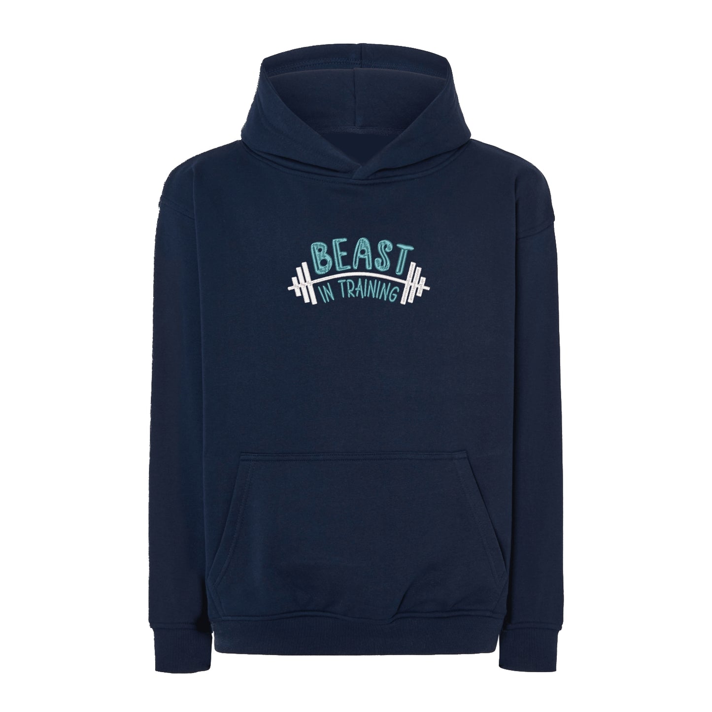 Bluza oversize "Beast in Training Dad" z haftem | Prezent dla aktywnego taty | Męska bluza oversize