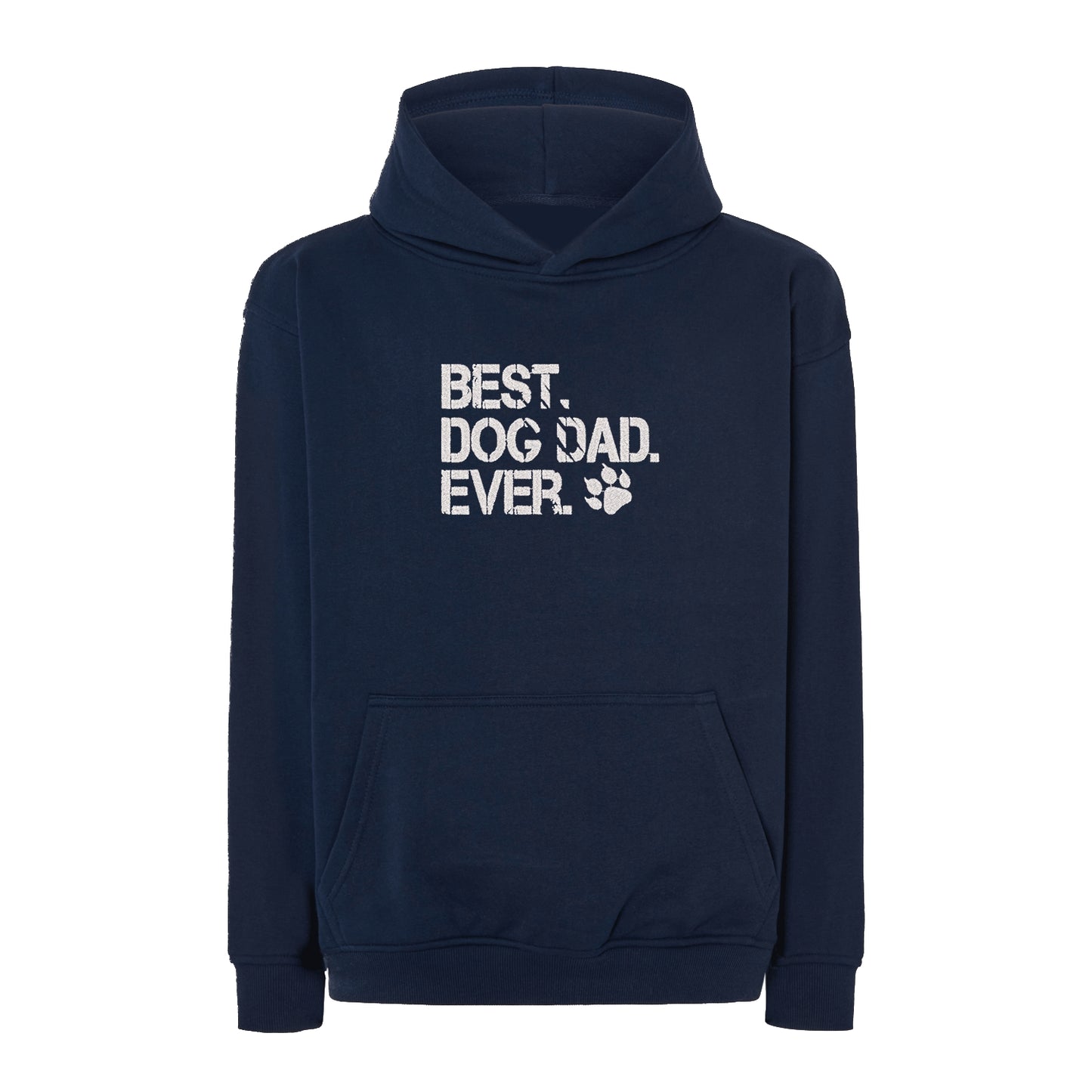 Bluza oversize „Best Dog Dad Ever 2” z haftem| Prezent dla psiarza | Męska bluza oversize