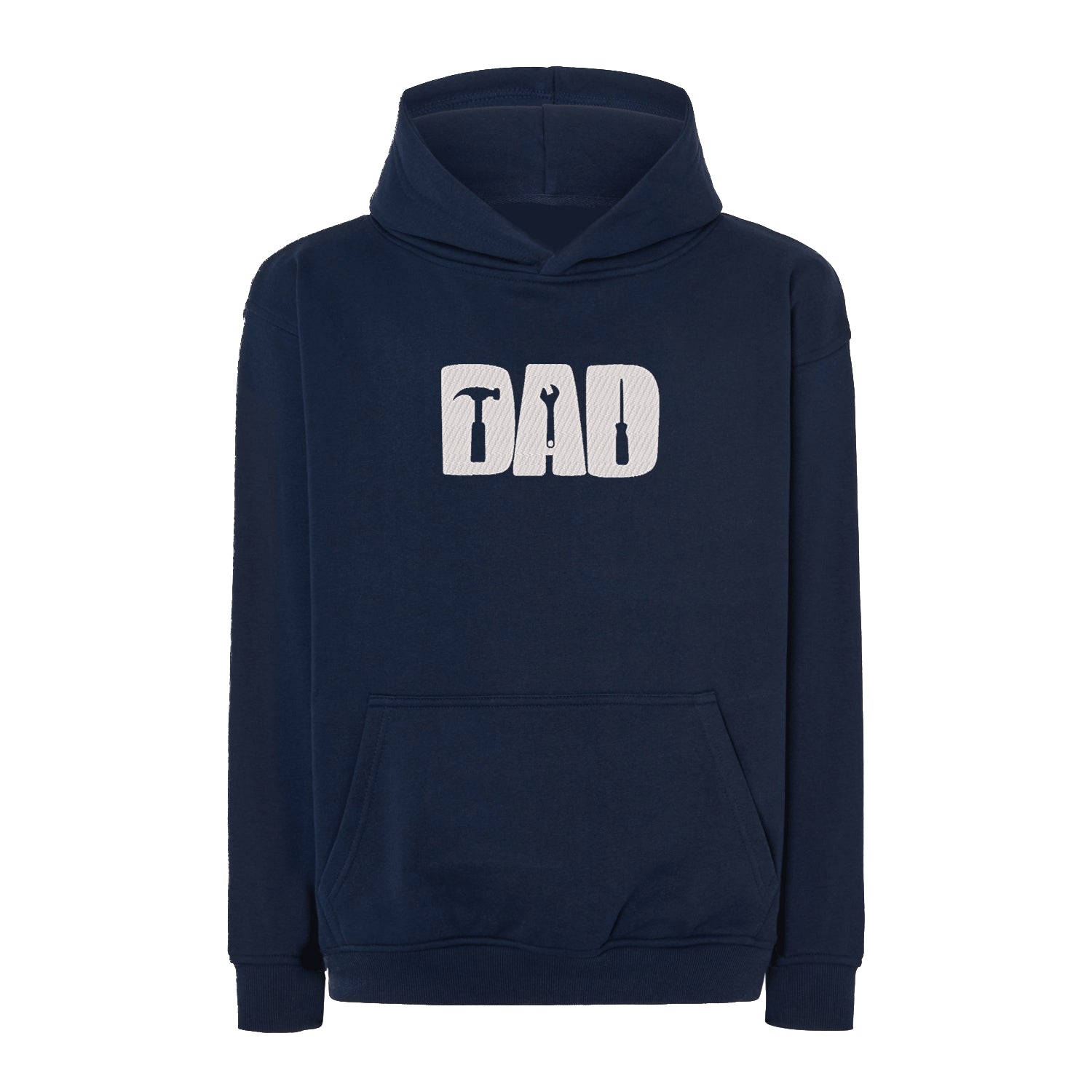 Bluza oversize z haftem „Dad” – Klasyczna bluza oversize dla taty | Prezent dla ojca Haft z radości