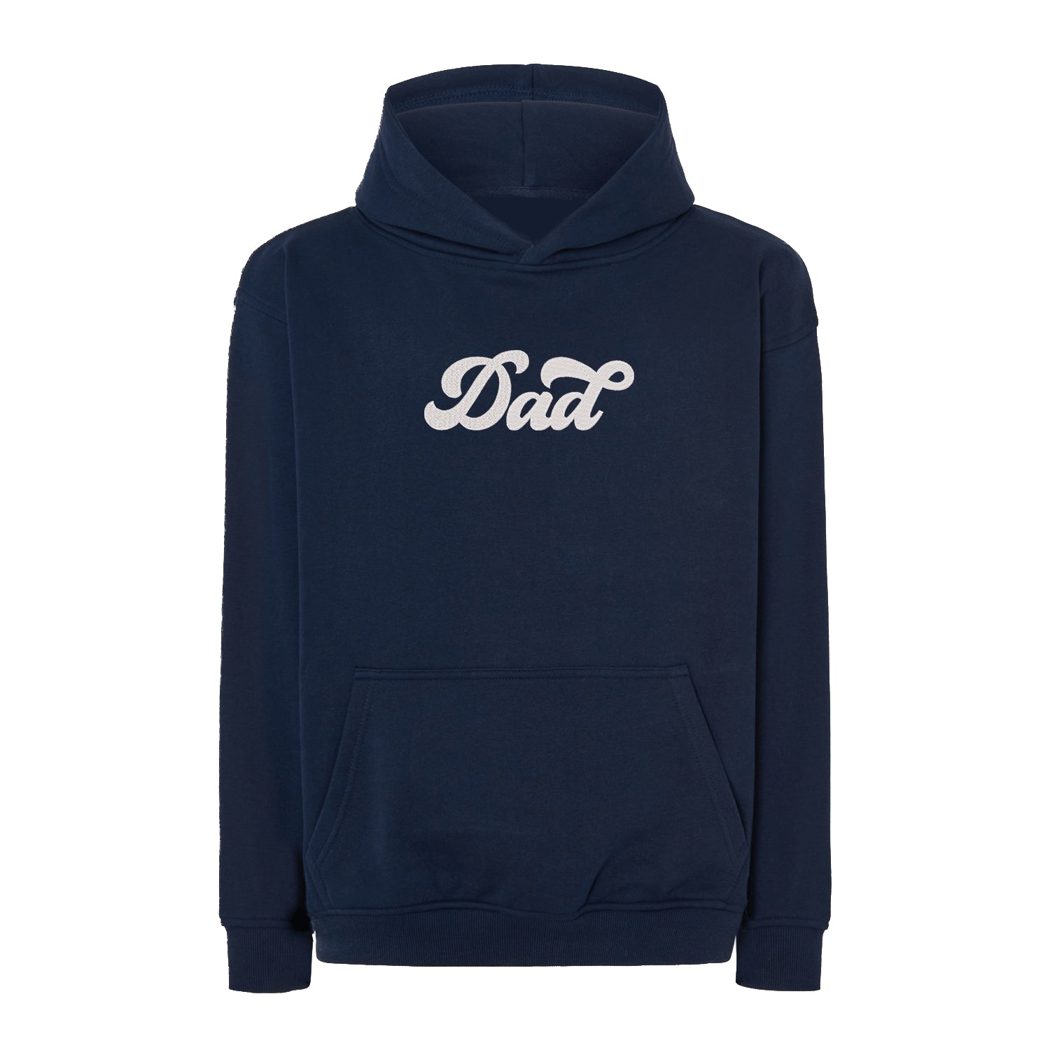 Bluza oversize z haftem „Dad 2” – Klasyczna bluza oversize dla taty | Prezent dla ojca Haft z radości