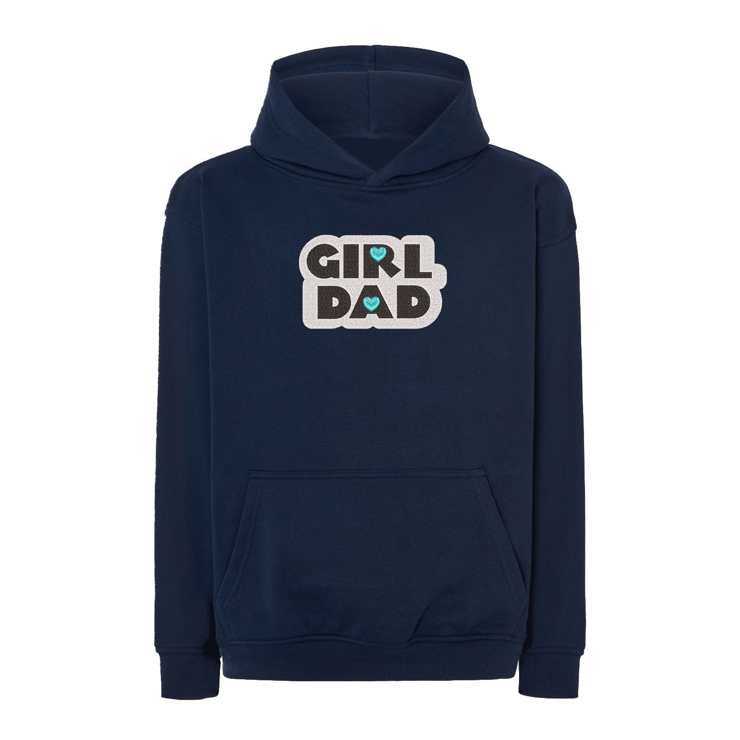 Bluza oversize "Girl Dad" z haftem | Prezent dla taty córki | Bluza oversize Haft z radości