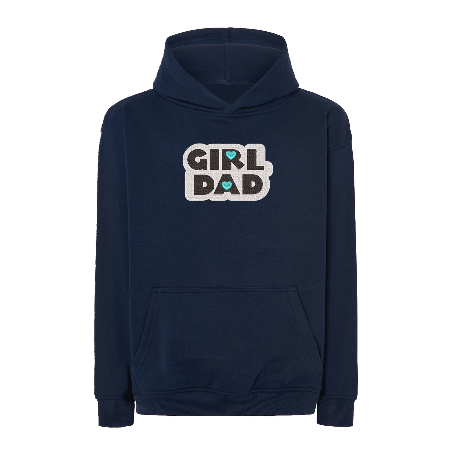 Bluza oversize "Girl Dad" z haftem | Prezent dla taty córki | Bluza oversize