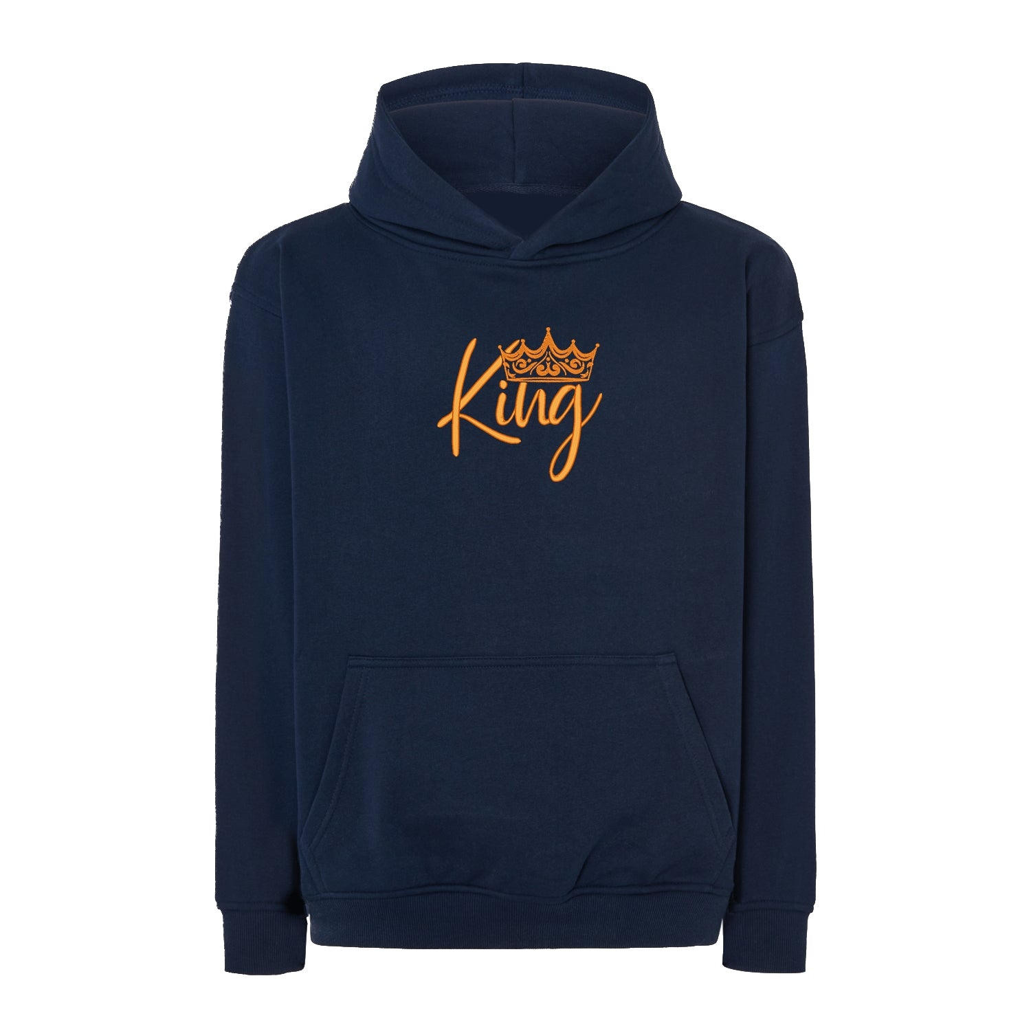 Bluza oversize z haftem "King Crown" oversize | Stylowa bluza męska | Prezent dla Króla domu Haft z radości