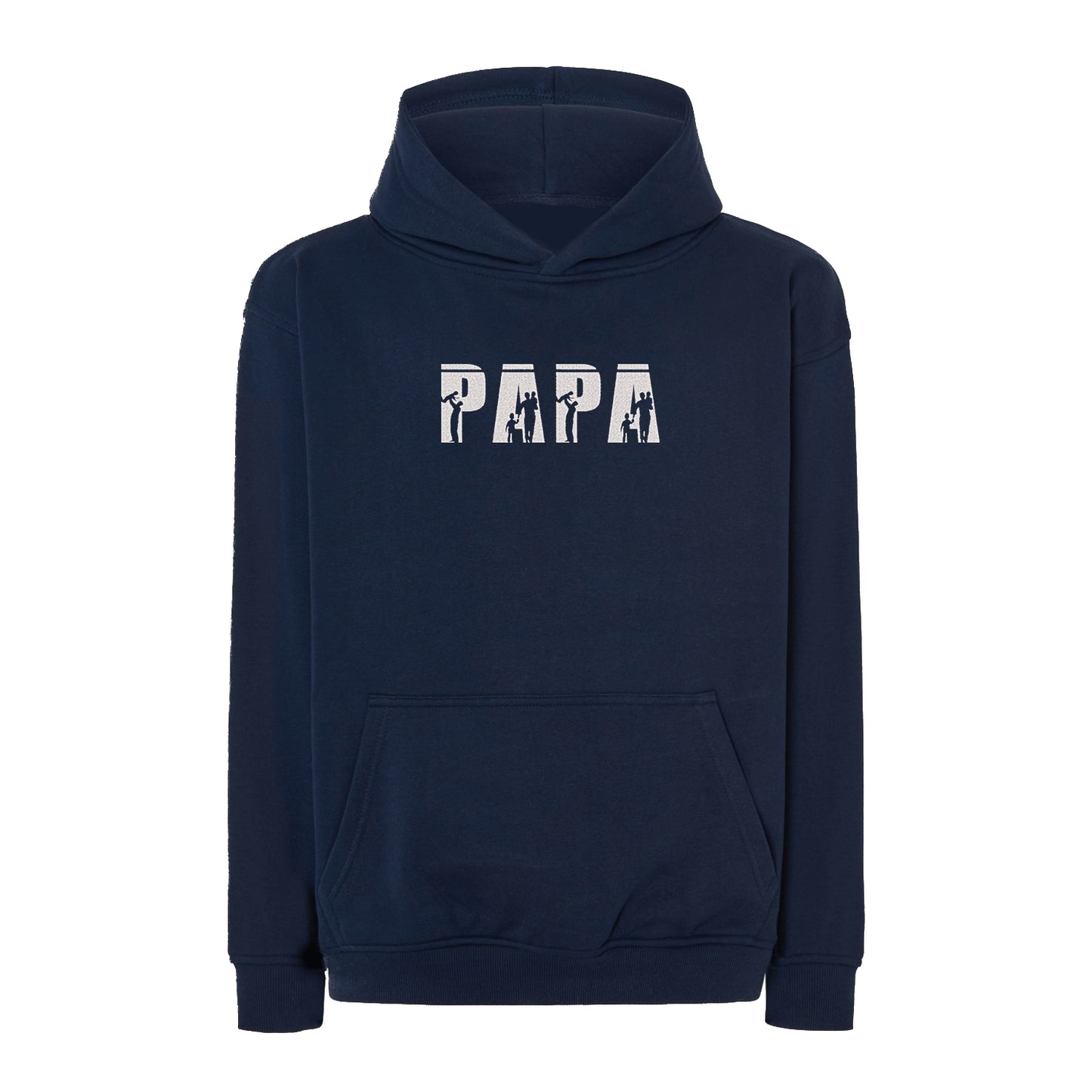 Bluza oversize "Papa Sign" z haftem | Bluza oversize dla taty | Personalizowany prezent dla Papy