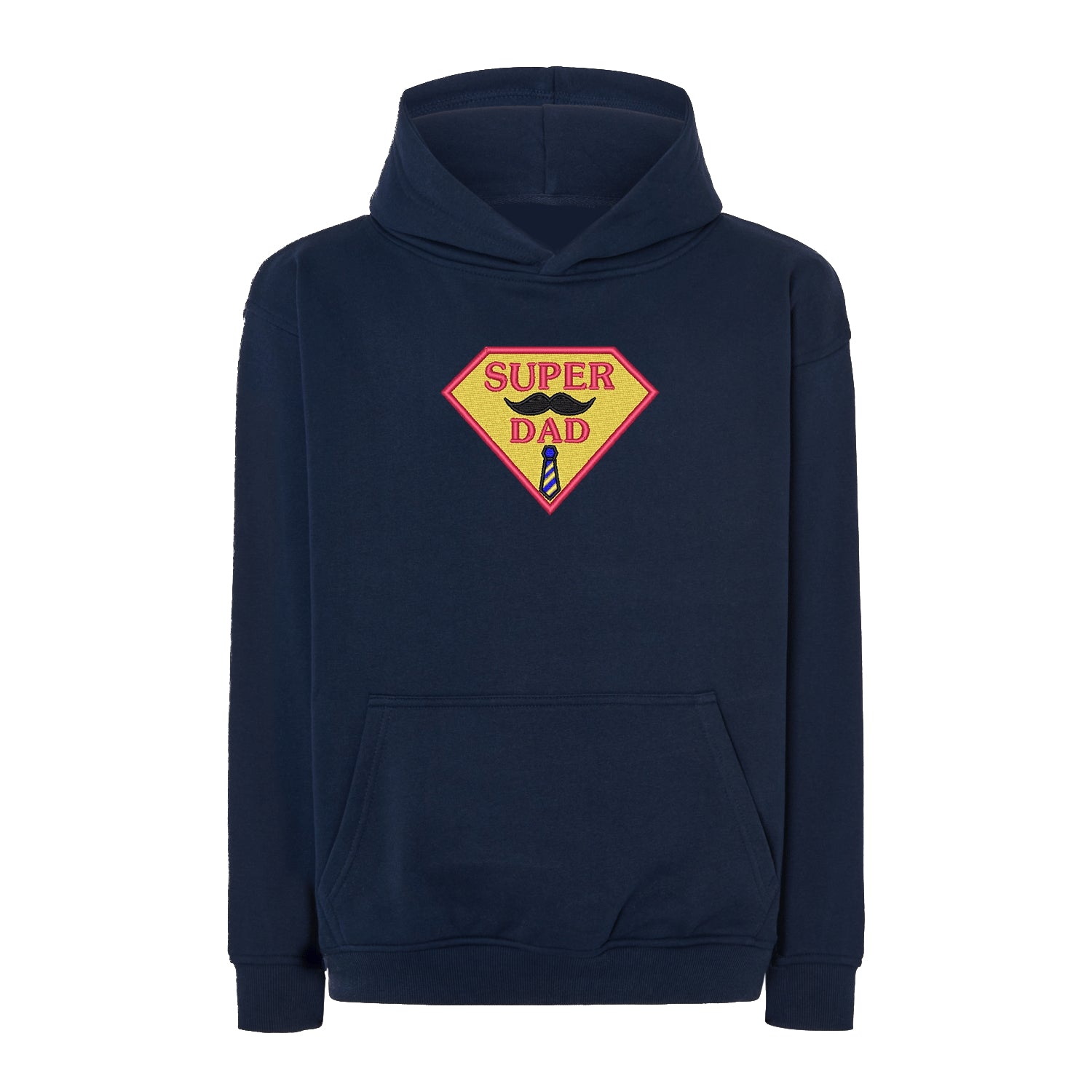 Bluza oversize „Super Dad” z haftem | Prezent dla taty | Bluza oversize dla superbohatera Haft z radości