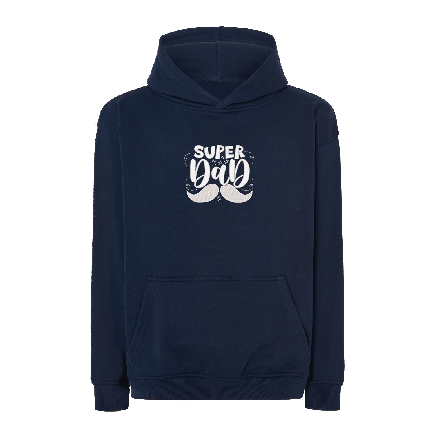 Bluza oversize „Super Dad” na Dzień Ojca z haftem | Prezent dla taty | Bluza oversize dla superbohatera Haft z radości