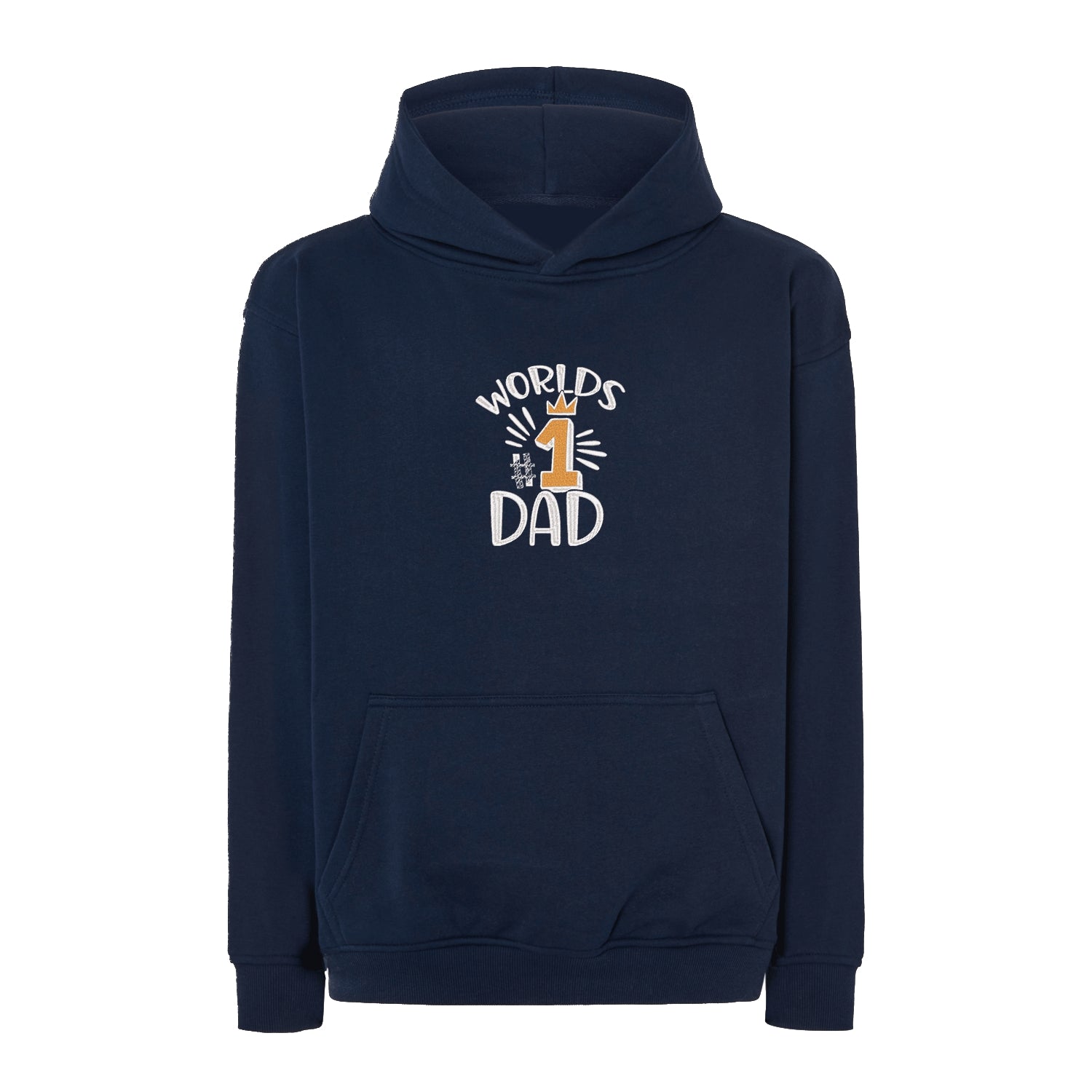 Bluza oversize „World’s No.1 Dad” z haftem – idealna na prezent dla najlepszego taty Haft z radości