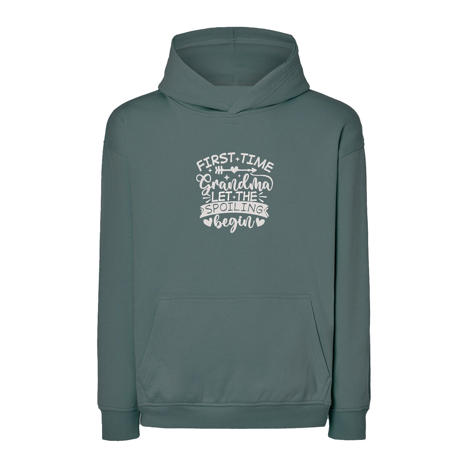 Bluza First Time Grandma – idealny upominek dla świeżej Babci Haft z radości - nadruki i haft na odzieży Warszawa