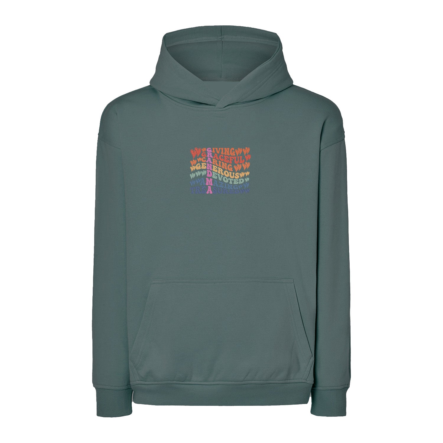 Bluza Grandma Definition – kolorowy haft pełen czułości Haft z radości - nadruki i haft na odzieży Warszawa