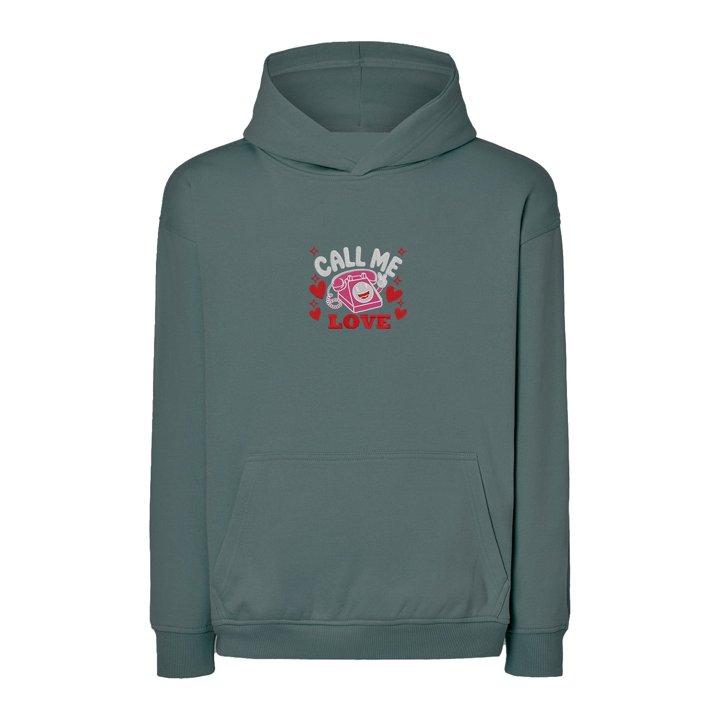 Bluza z Haftem „Call Me Love” – subtelne przesłanie Haft z radości - nadruki i haft na odzieży Warszawa