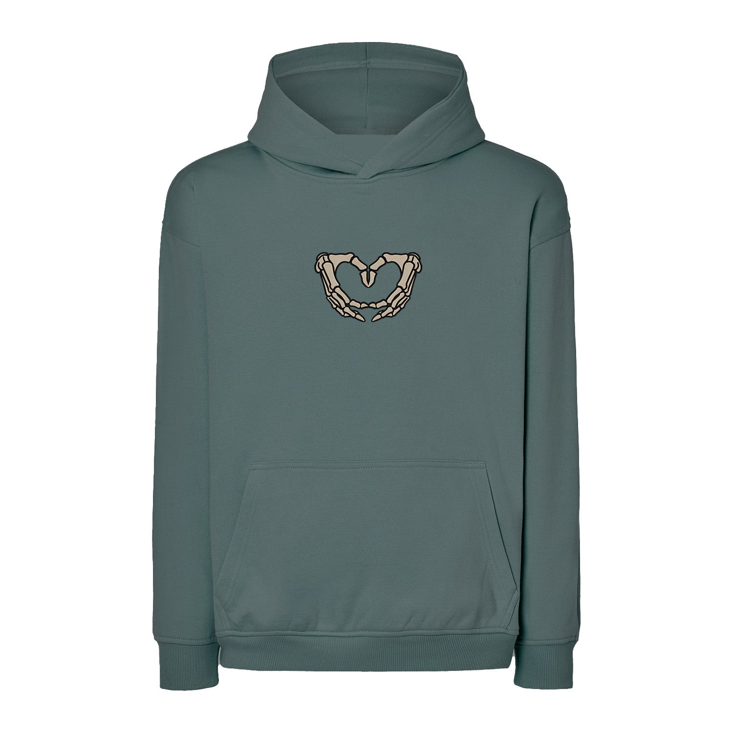 Bluza z Haftem „Szkieletowe Serce” – mocny styl z charakterem Haft z radości - nadruki i haft na odzieży Warszawa