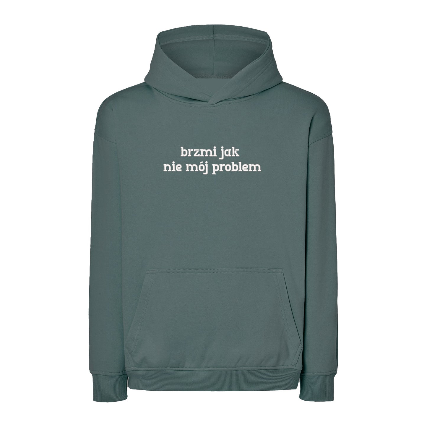Bluza z haftem 3D “Brzmi jak nie mój problem” – styl & luz Haft z radości - nadruki i haft na odzieży Warszawa