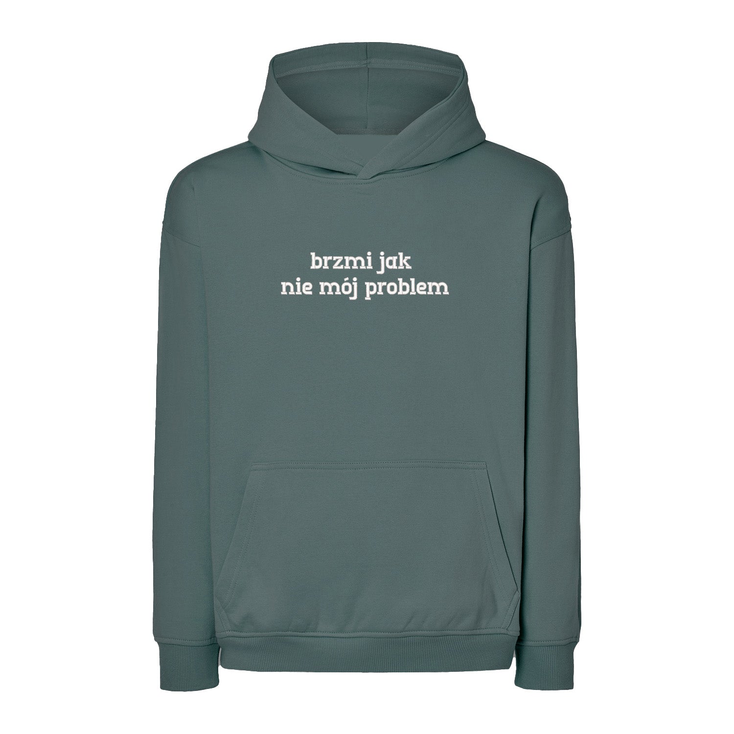 Bluza z haftem 3D “Brzmi jak nie mój problem” – styl & luz Haft z radości - nadruki i haft na odzieży Warszawa