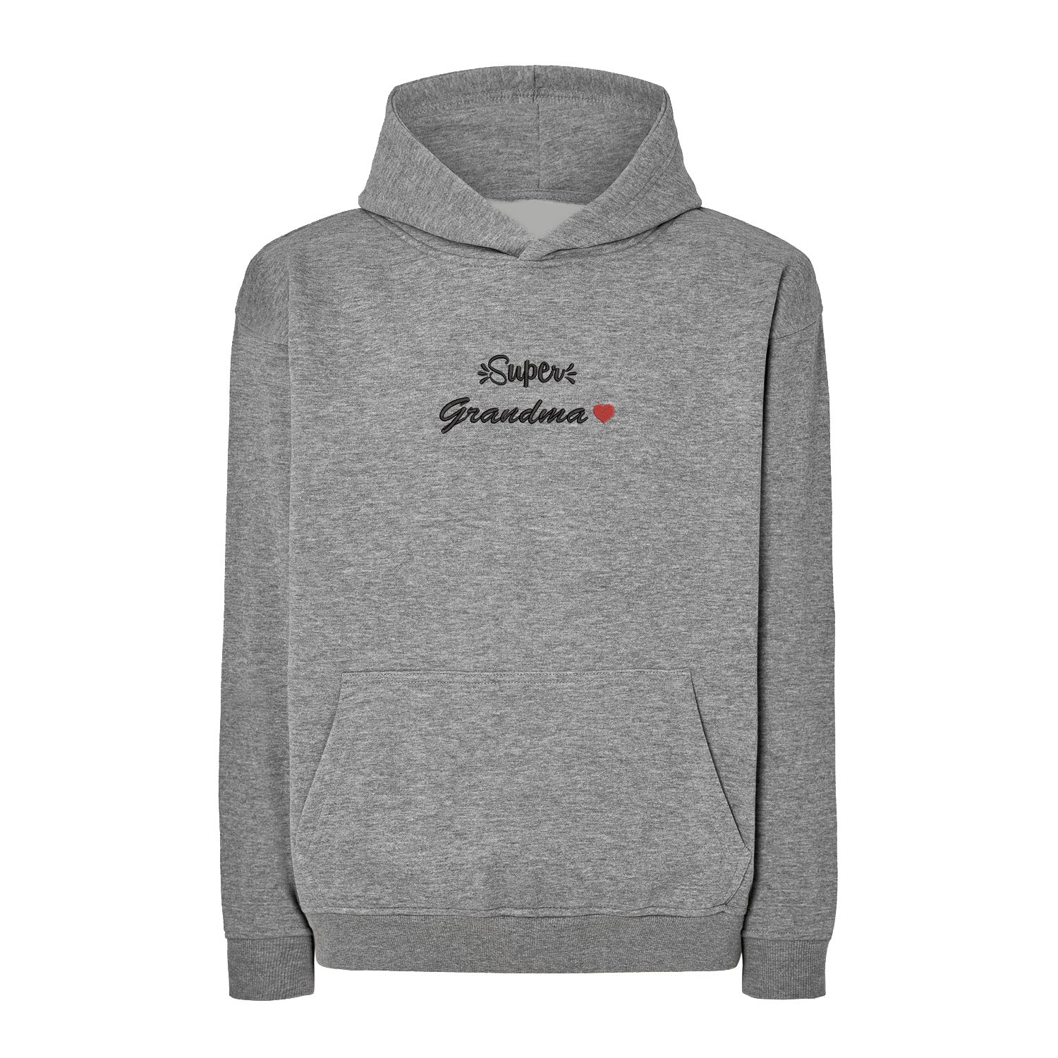 Bluza Super Grandma – klasyczny haft dla babci-superbohaterki Haft z radości - nadruki i haft na odzieży Warszawa