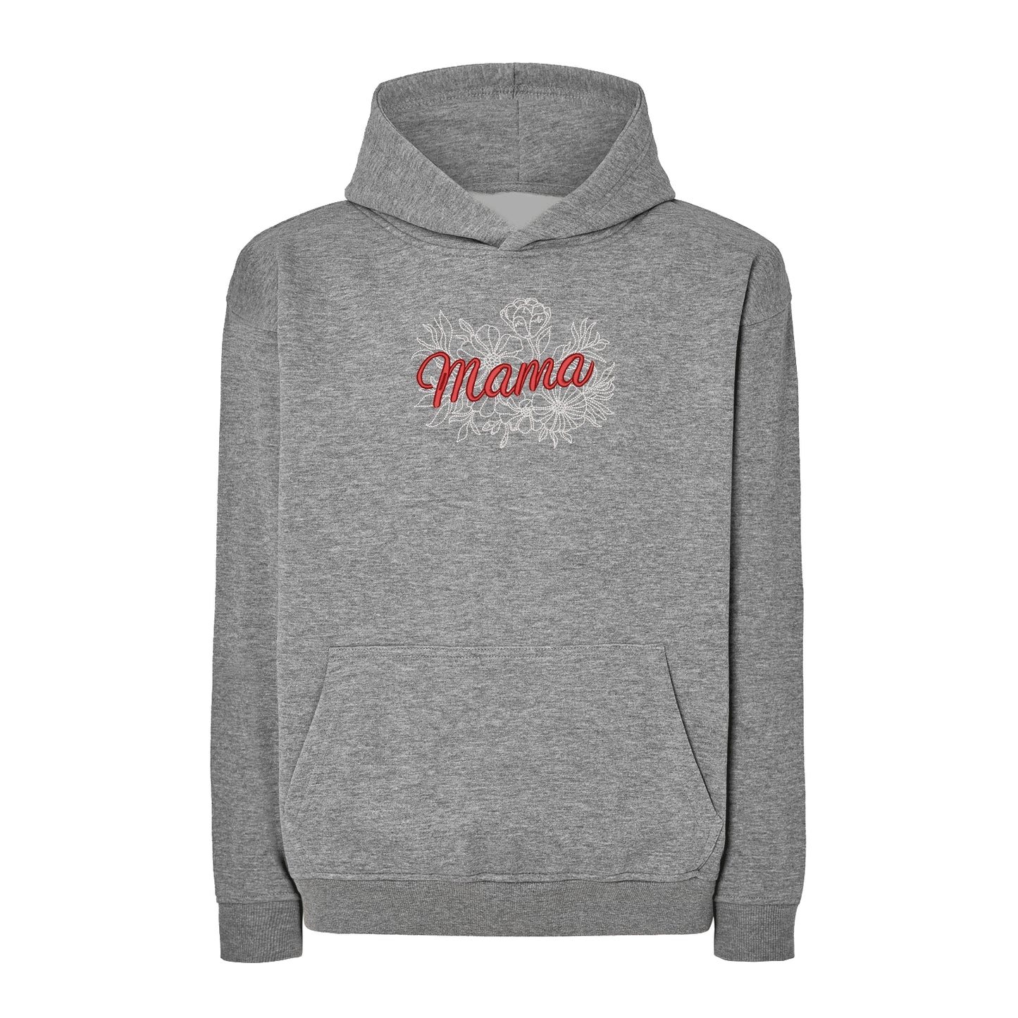 Bluza Mama with Flowers – haftowany kwiatowy wzór dla każdej mamy Haft z radości - nadruki i haft na odzieży Warszawa