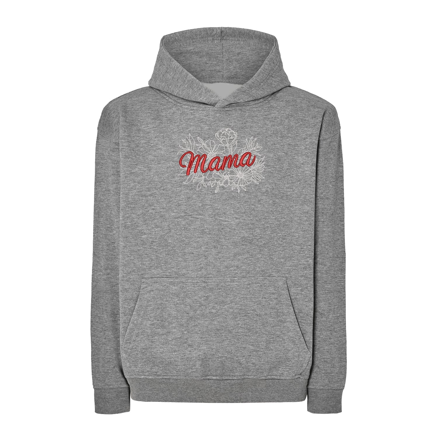 Bluza Mama with Flowers – haftowany kwiatowy wzór dla każdej mamy Haft z radości - nadruki i haft na odzieży Warszawa