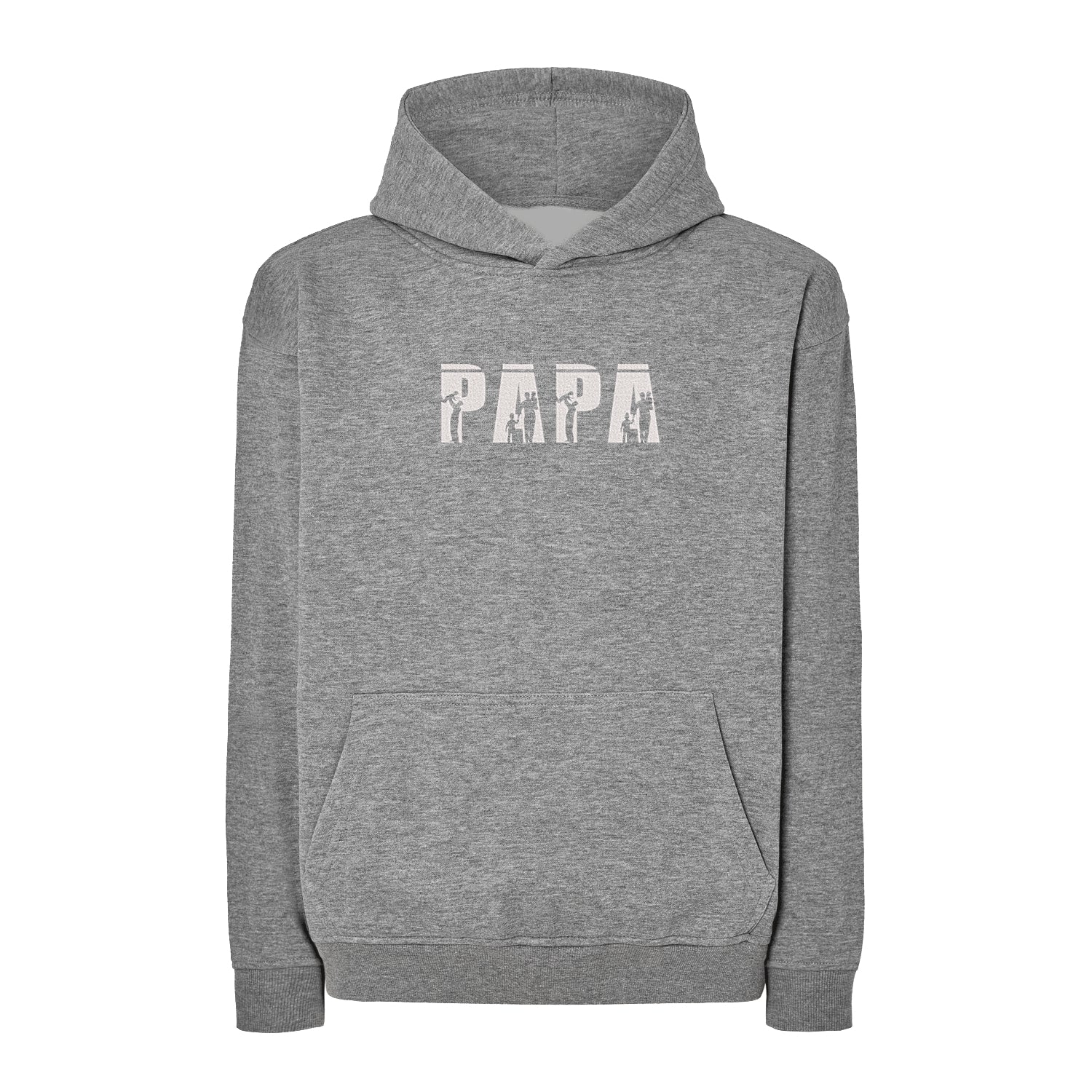 Bluza „Papa Sign” z haftem komputerowym – wyjątkowa bluza dla taty, dostępna w kroju bez kaptura, z kapturem i oversize Haft z radości - nadruki i haft na odzieży Warszawa