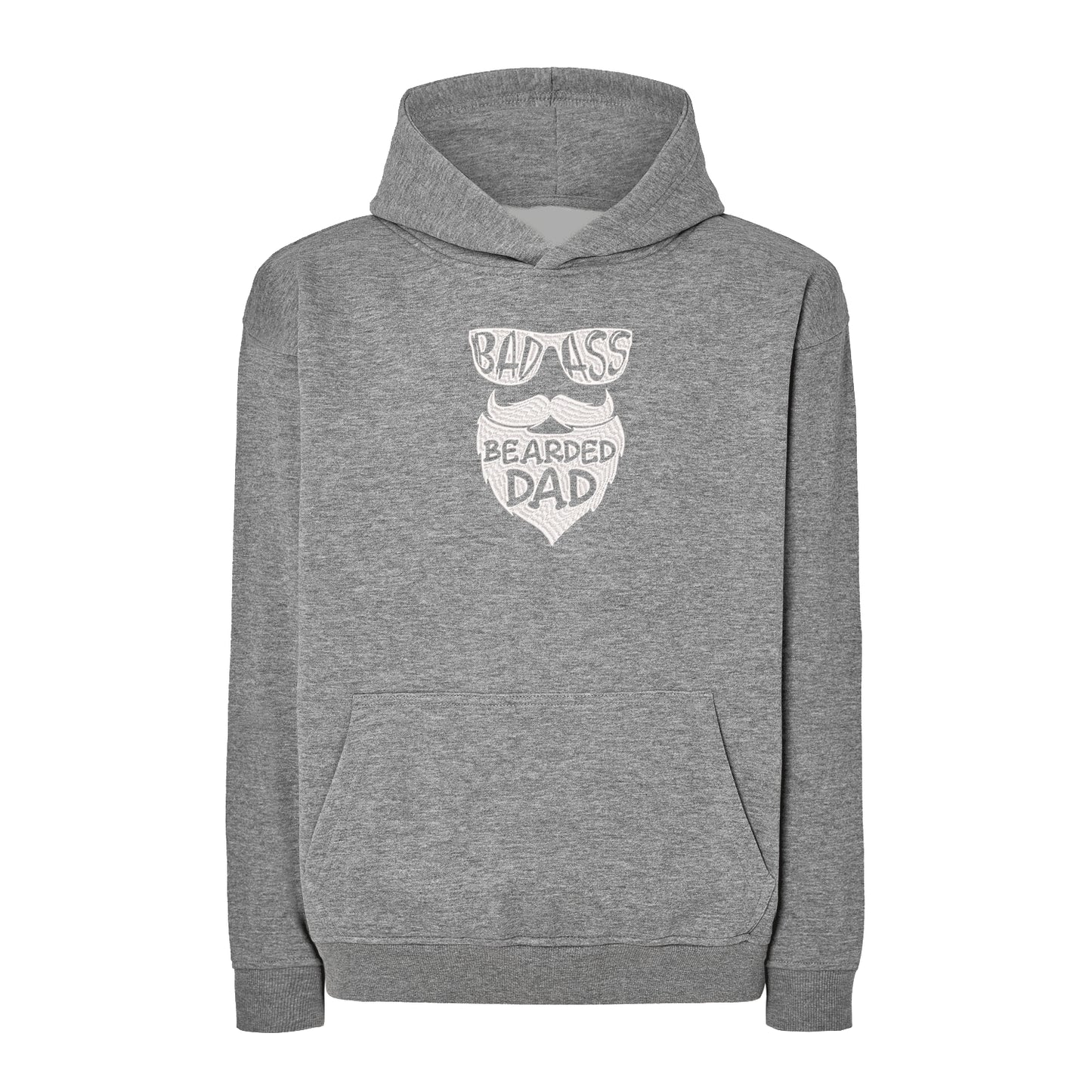 Bluza oversize "Bearded Dad" z haftem | Prezent dla brodatego taty | Wysokiej jakości bluza męska