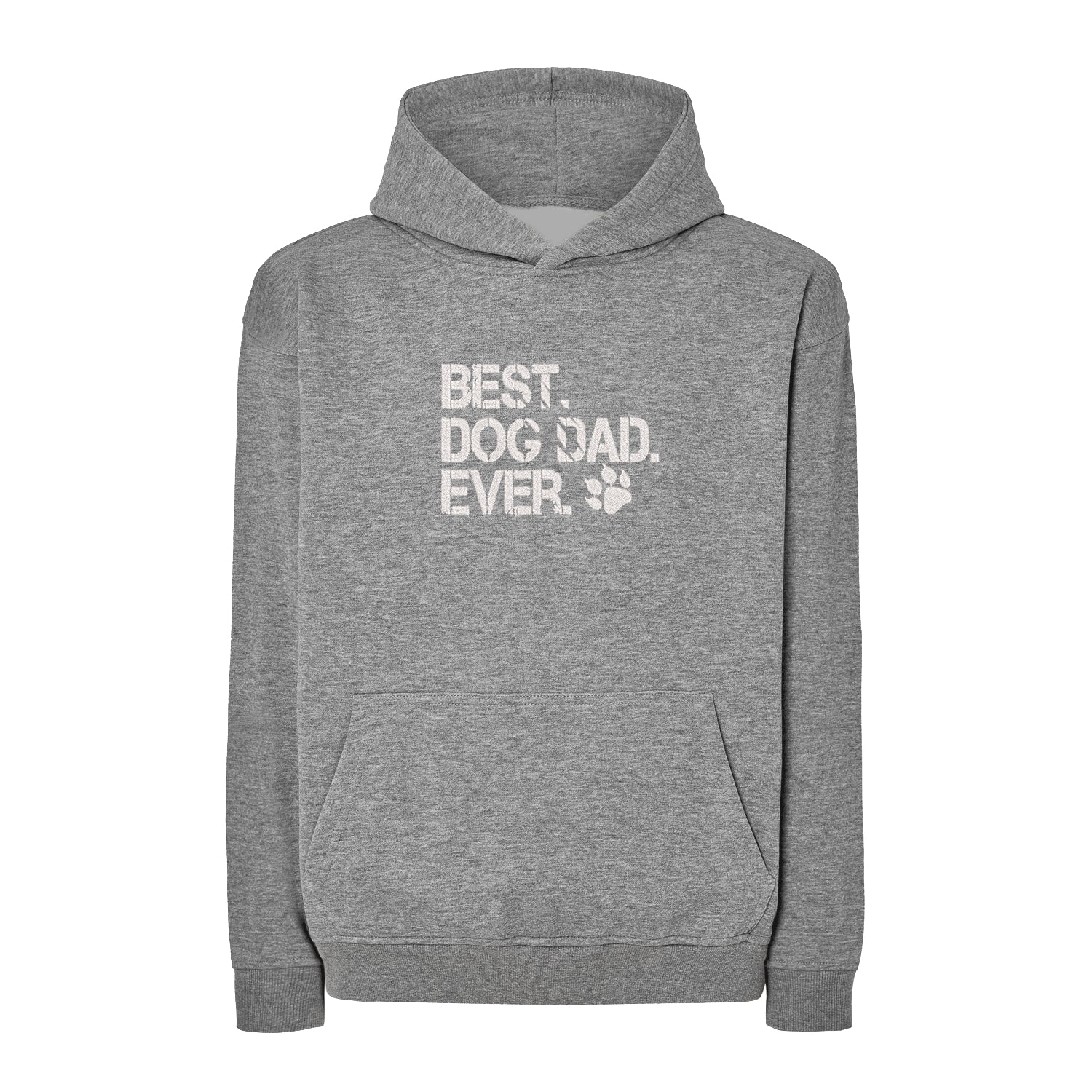 Bluza oversize „Best Dog Dad Ever 2” z haftem| Prezent dla psiarza | Męska bluza oversize