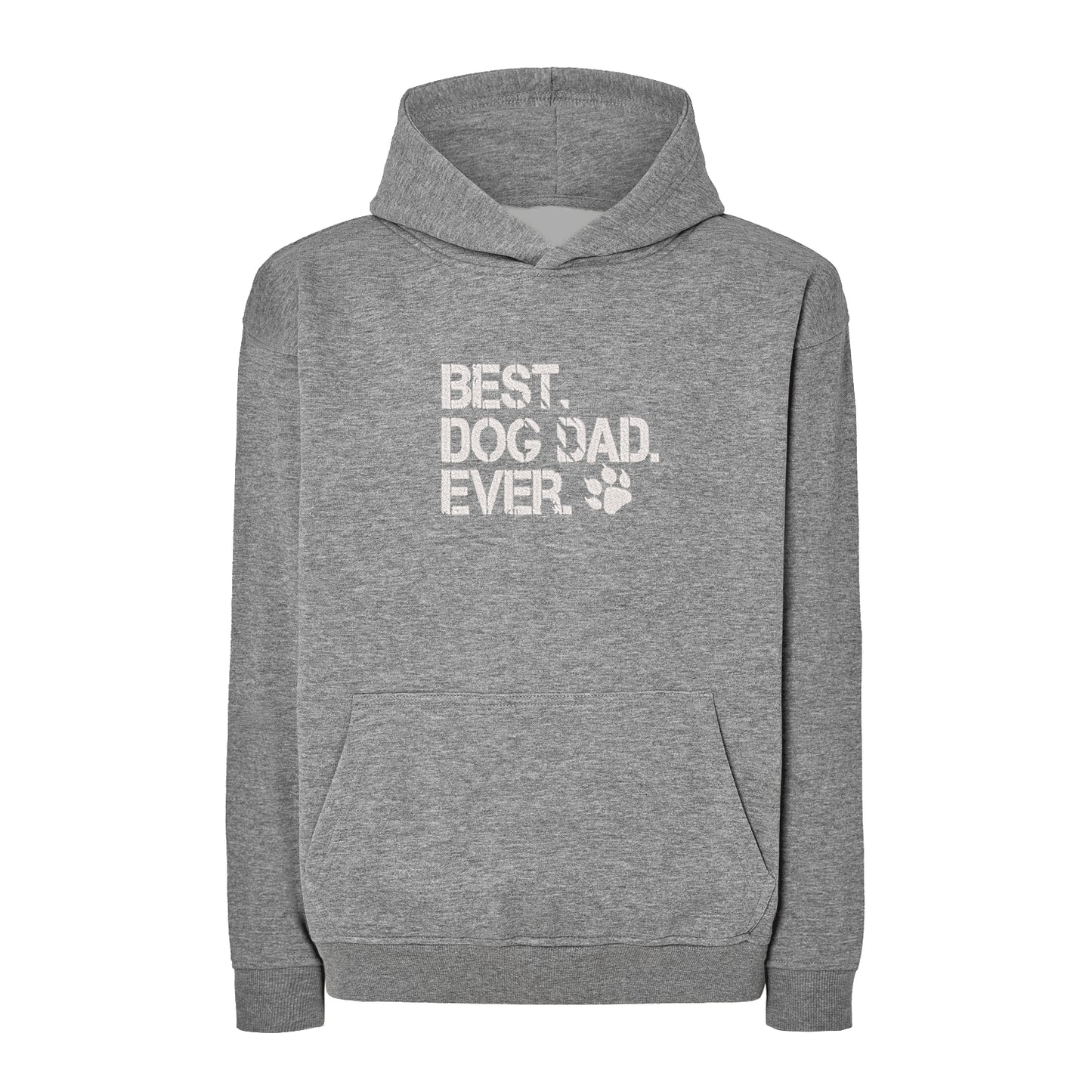 Bluza oversize „Best Dog Dad Ever 2” z haftem| Prezent dla psiarza | Męska bluza oversize