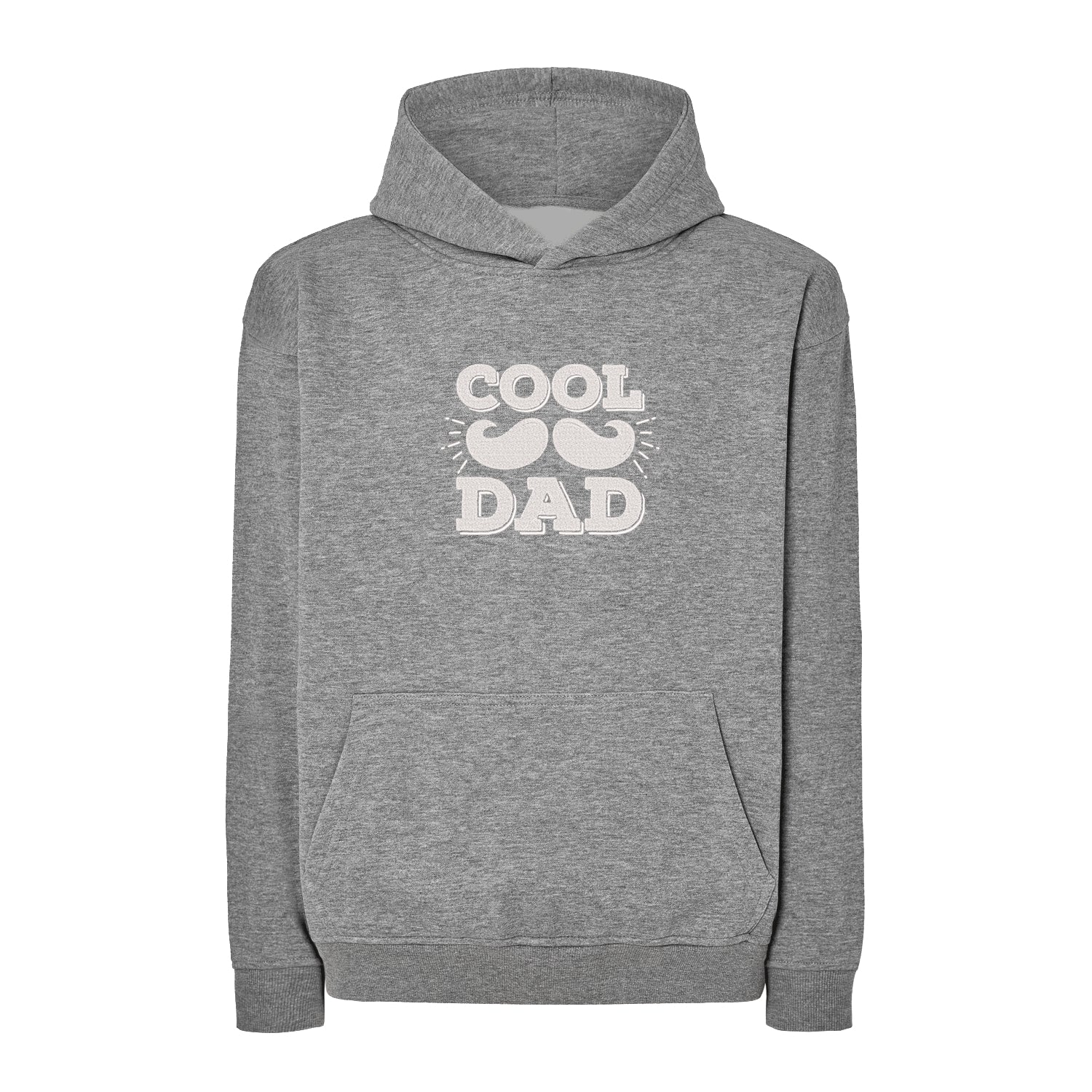 Bluza oversize męska z haftem „Cool Dad” – Prezent dla fajnego taty | Stylowa bluza oversize Haft z radości