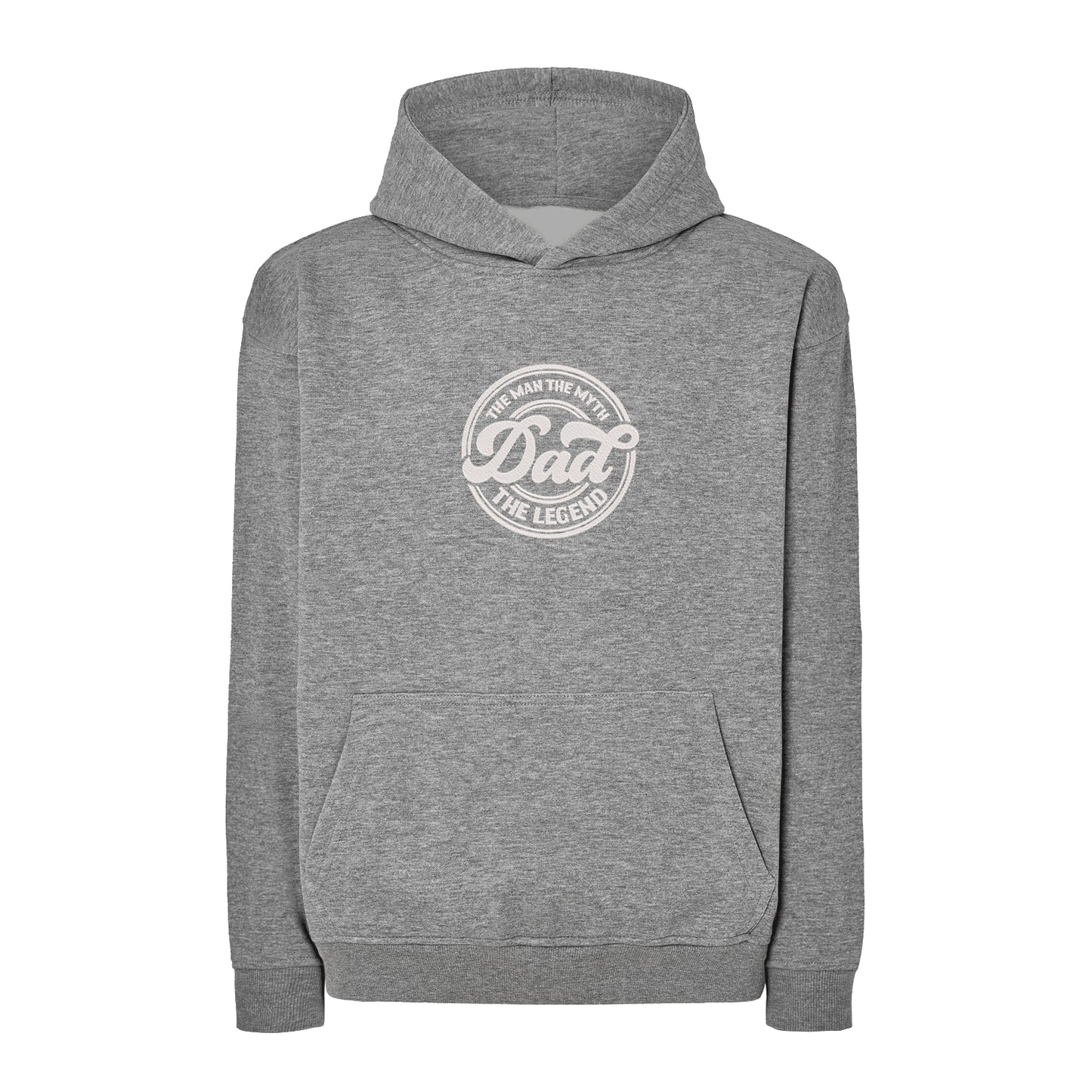 Bluza oversize „Dad – The Man, The Myth, The Legend” z haftem | Prezent dla taty z charakterem