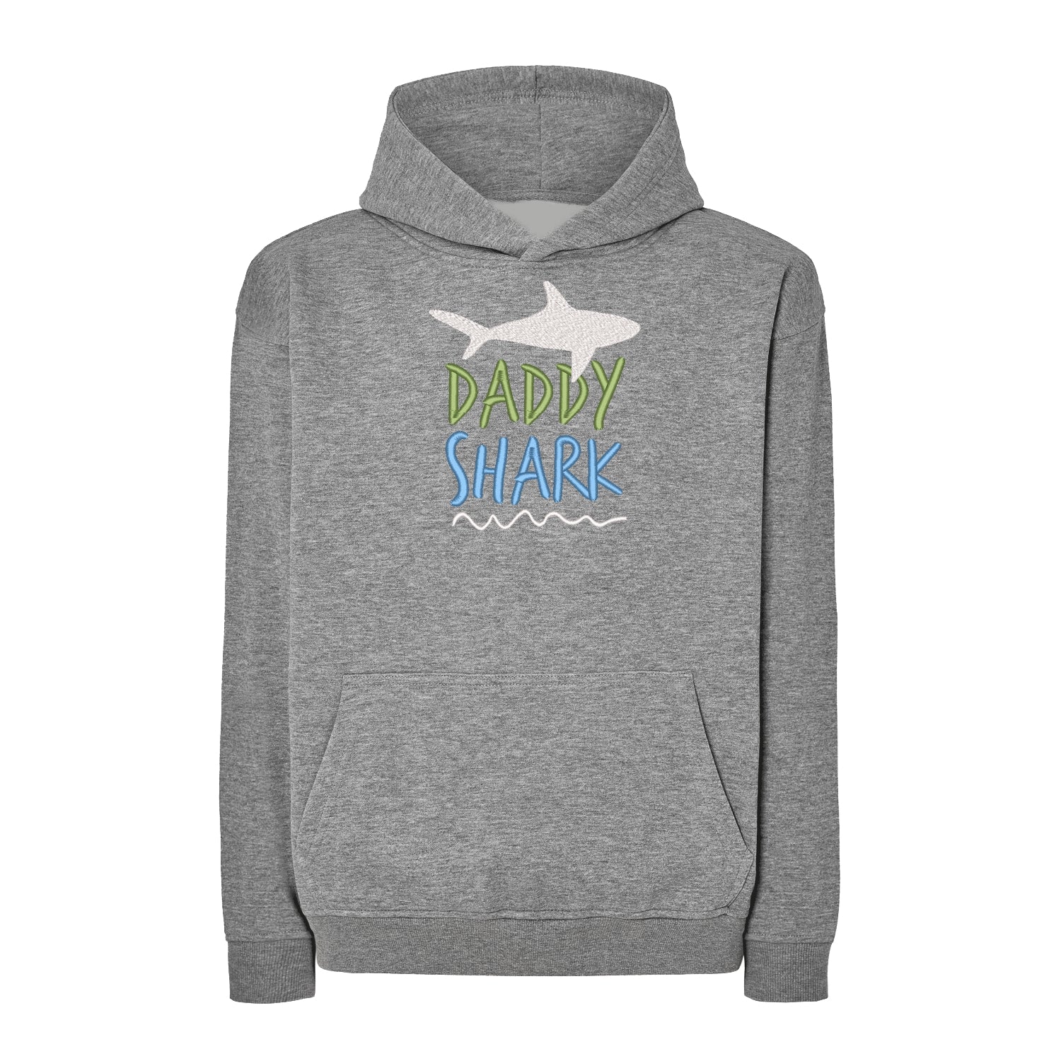 Bluza oversize z haftem „Daddy Shark” | Prezent dla taty z humorem