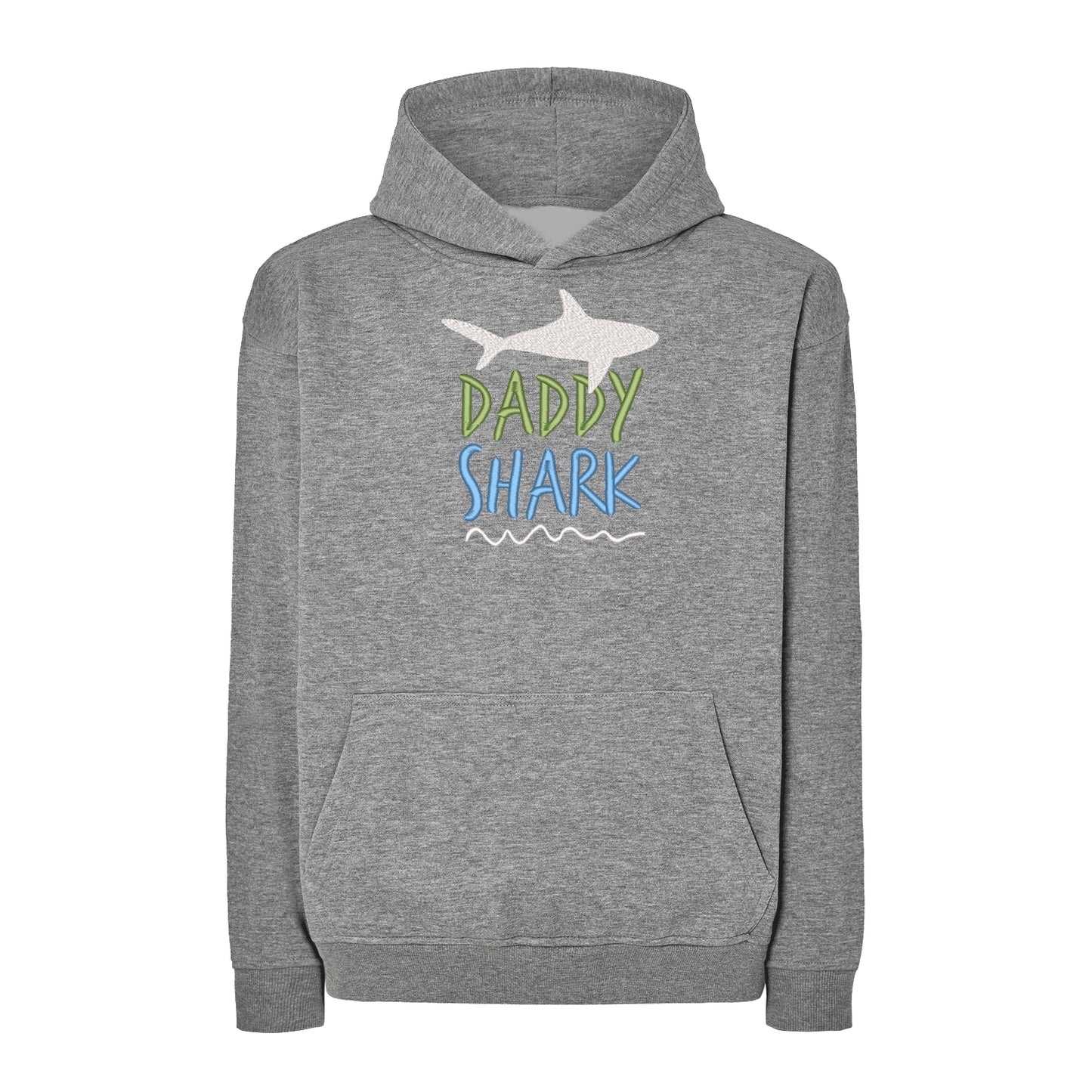Bluza oversize z haftem „Daddy Shark” | Prezent dla taty z humorem