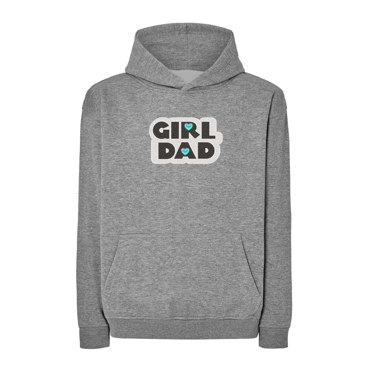 Bluza oversize "Girl Dad" z haftem | Prezent dla taty córki | Bluza oversize