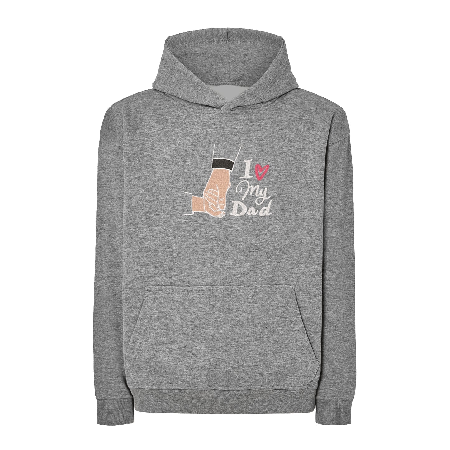 Bluza oversize "I Love My Dad" z haftem | Prezent dla taty | Bluza oversize