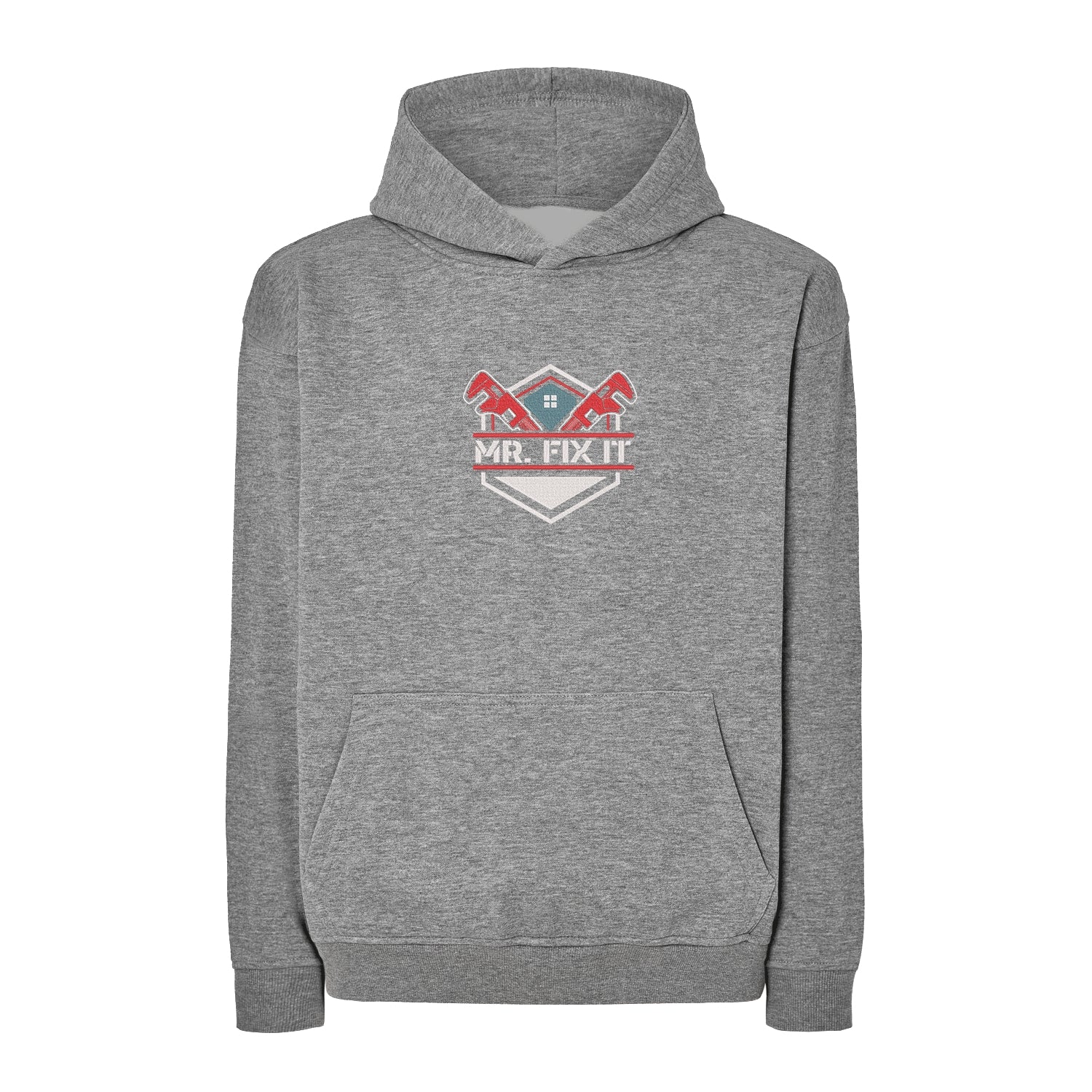 Bluza oversize "Mr Fix It" z haftem | Bluza oversize dla majsterkowicza | Prezent dla taty złotej rączki Haft z radości
