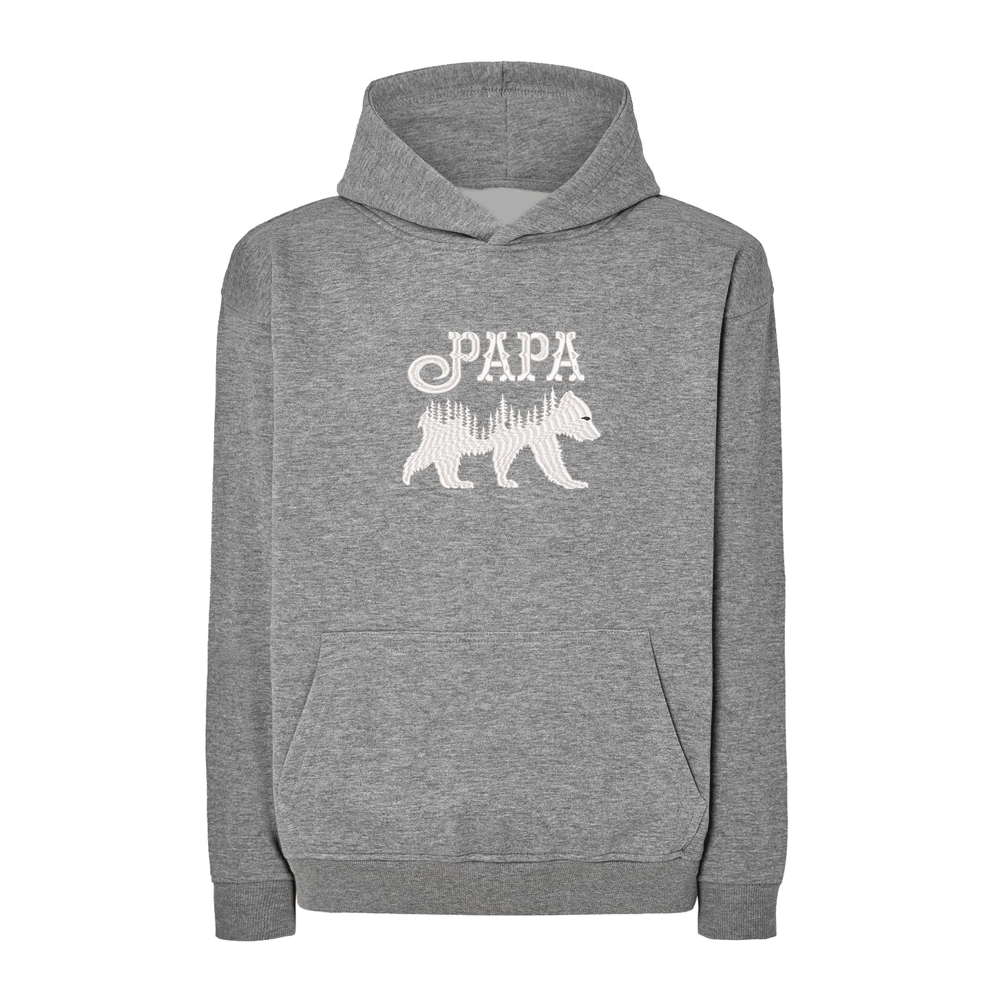 Bluza oversize "Papa Bear" z haftem | Męska bluza oversize z motywem taty niedźwiedzia | Idealny prezent dla ojca