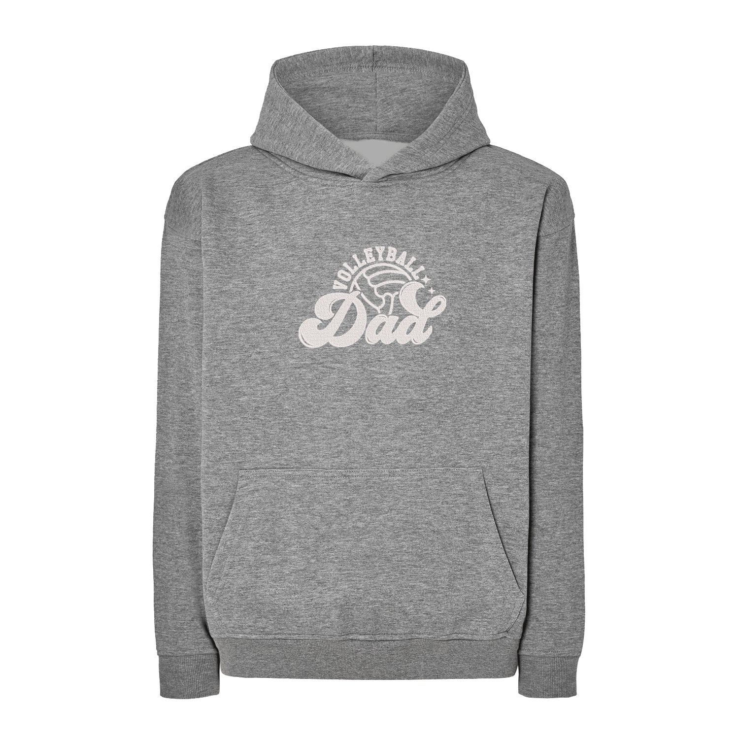 Bluza oversize męska „Volleyball Dad” z haftem – idealna na prezent dla taty siatkarza