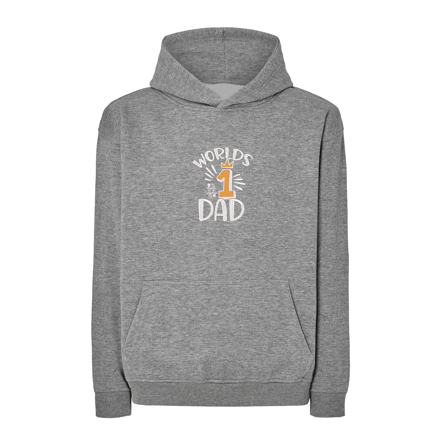 Bluza oversize „World’s No.1 Dad” z haftem – idealna na prezent dla najlepszego taty Haft z radości