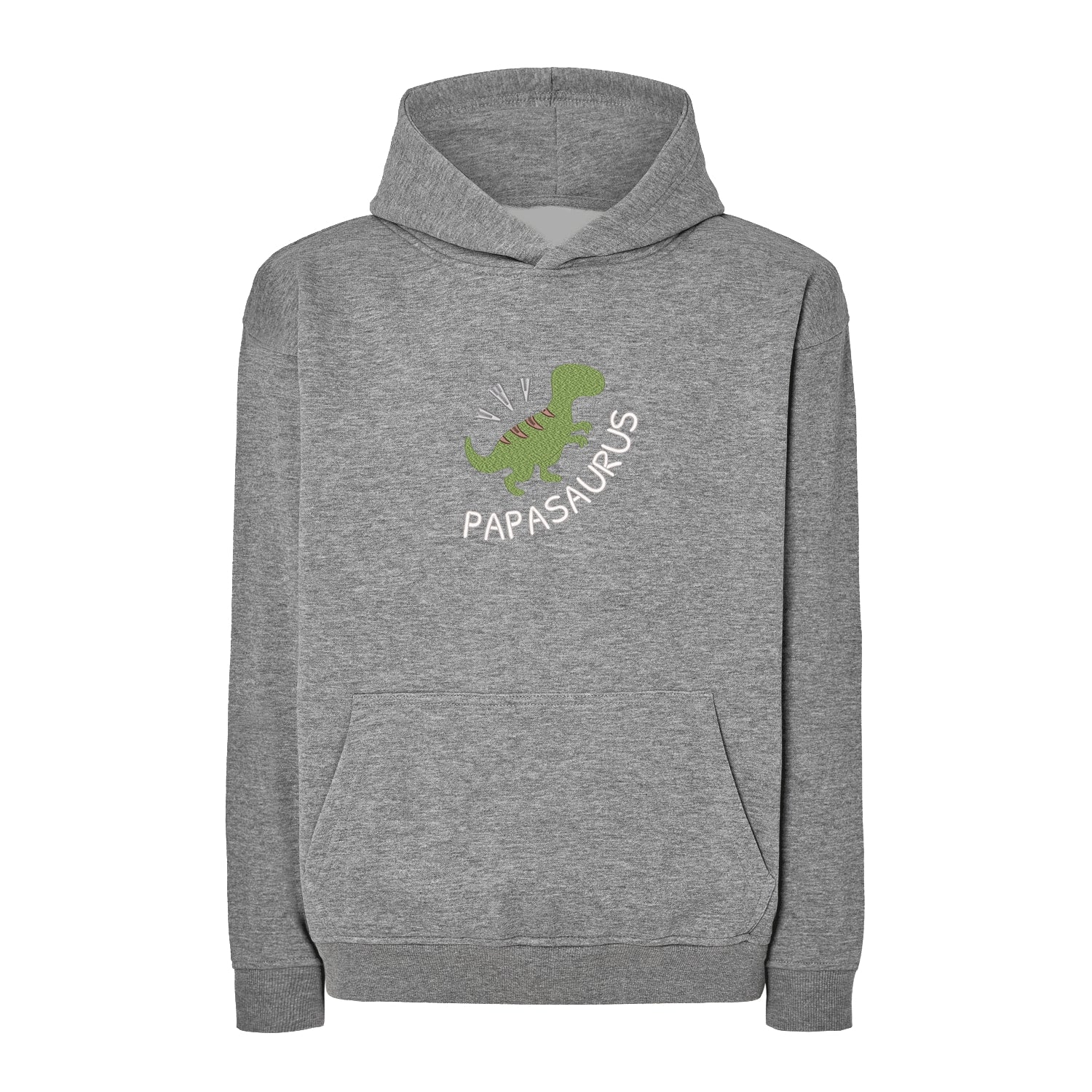 Bluza oversize "Papasaurus" z haftem dla taty | Prezent na Dzień Ojca | Bluza oversize z dinozaurem Haft z radości