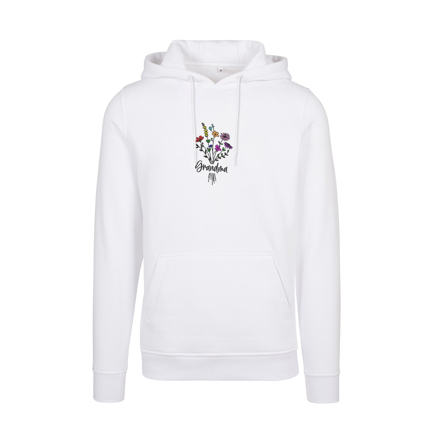 Bluza Grandma Floral – subtelny kwiatowy haft dla Babci Haft z radości - nadruki i haft na odzieży Warszawa