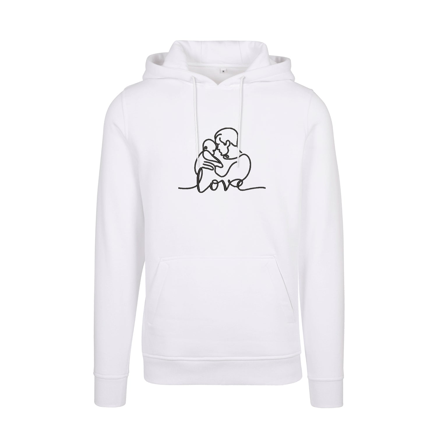 Bluza „LOVE" z haftem – Tata z dzieckiem – idealna bluza dla taty wędkarza, dostępna w kroju bez kaptura, z kapturem i oversize Haft z radości - nadruki i haft na odzieży Warszawa