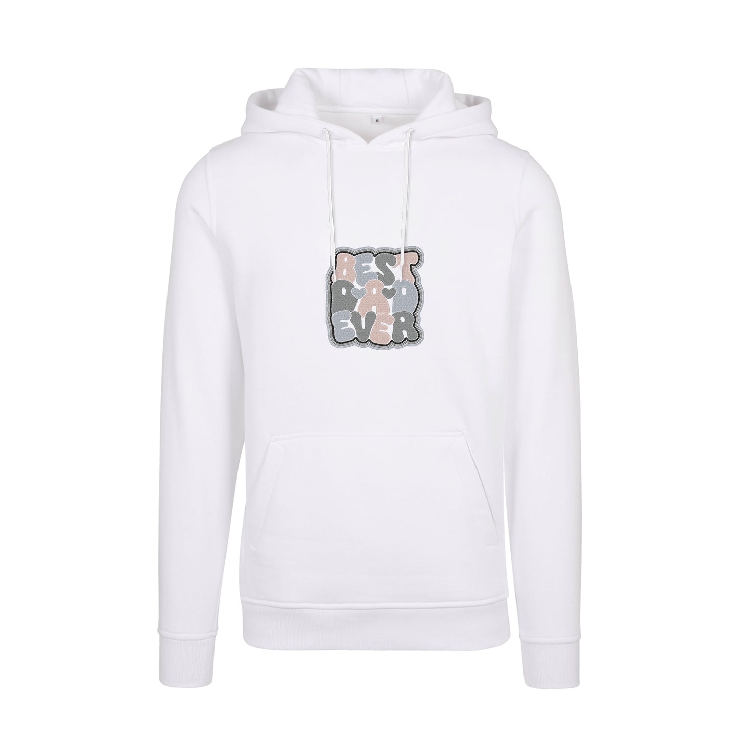 Bluza z kapturem „Best Dad Ever 2” z haftem | Prezent dla taty | Męska bluza z kapturem