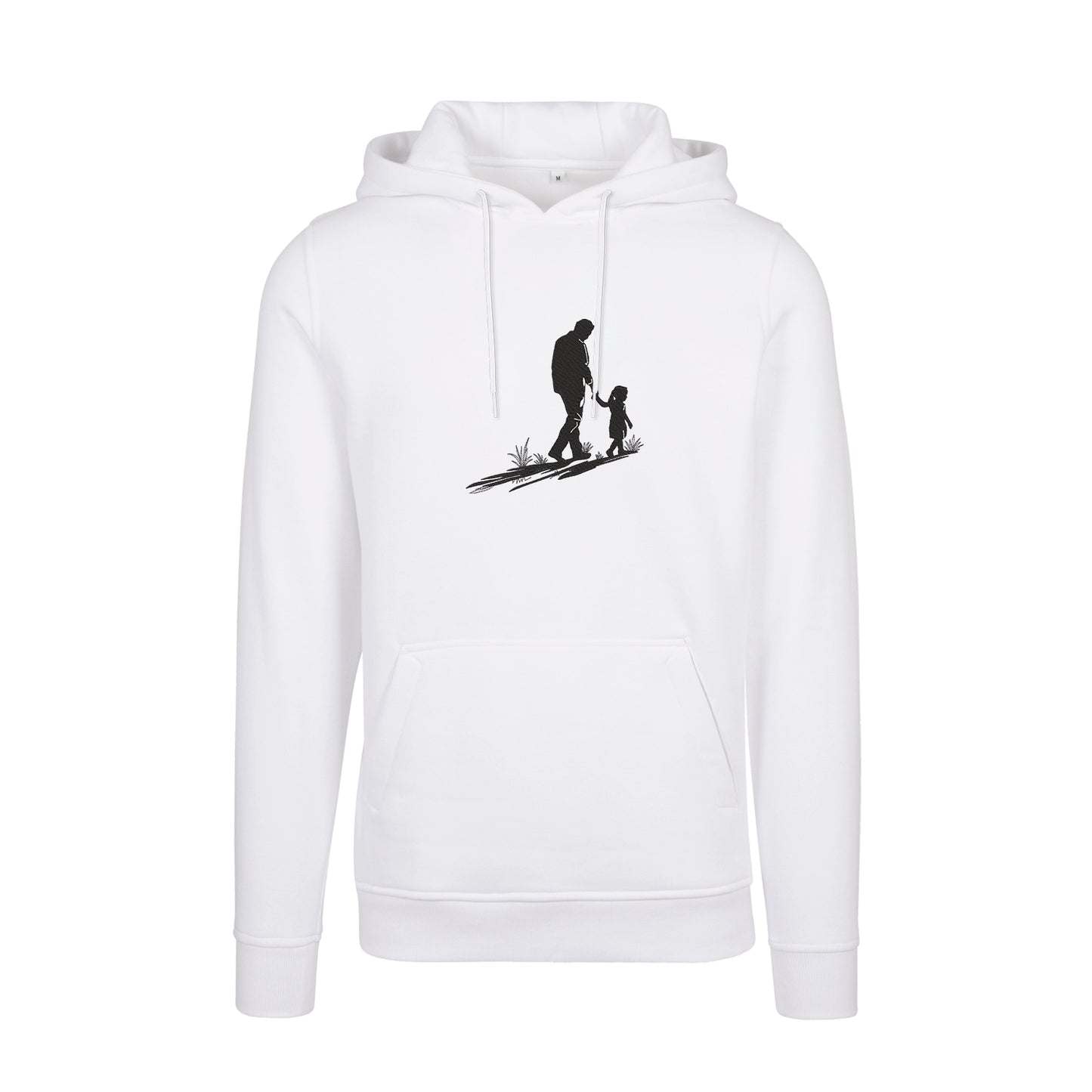 Bluza z kapturem z haftem „Father and Daughter Silhouette” | Emocjonalny prezent dla taty